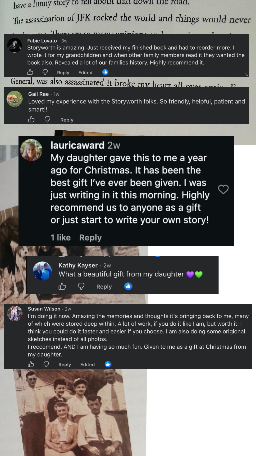 Storyworth Facebook ad