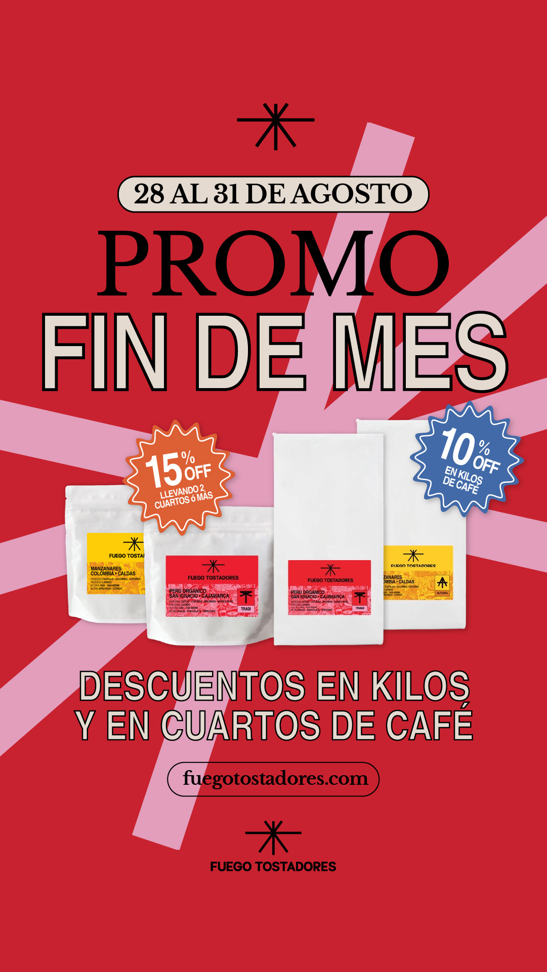 Fuego - Tostadores de Café Facebook ad: ¡Hacé tu pedido online!