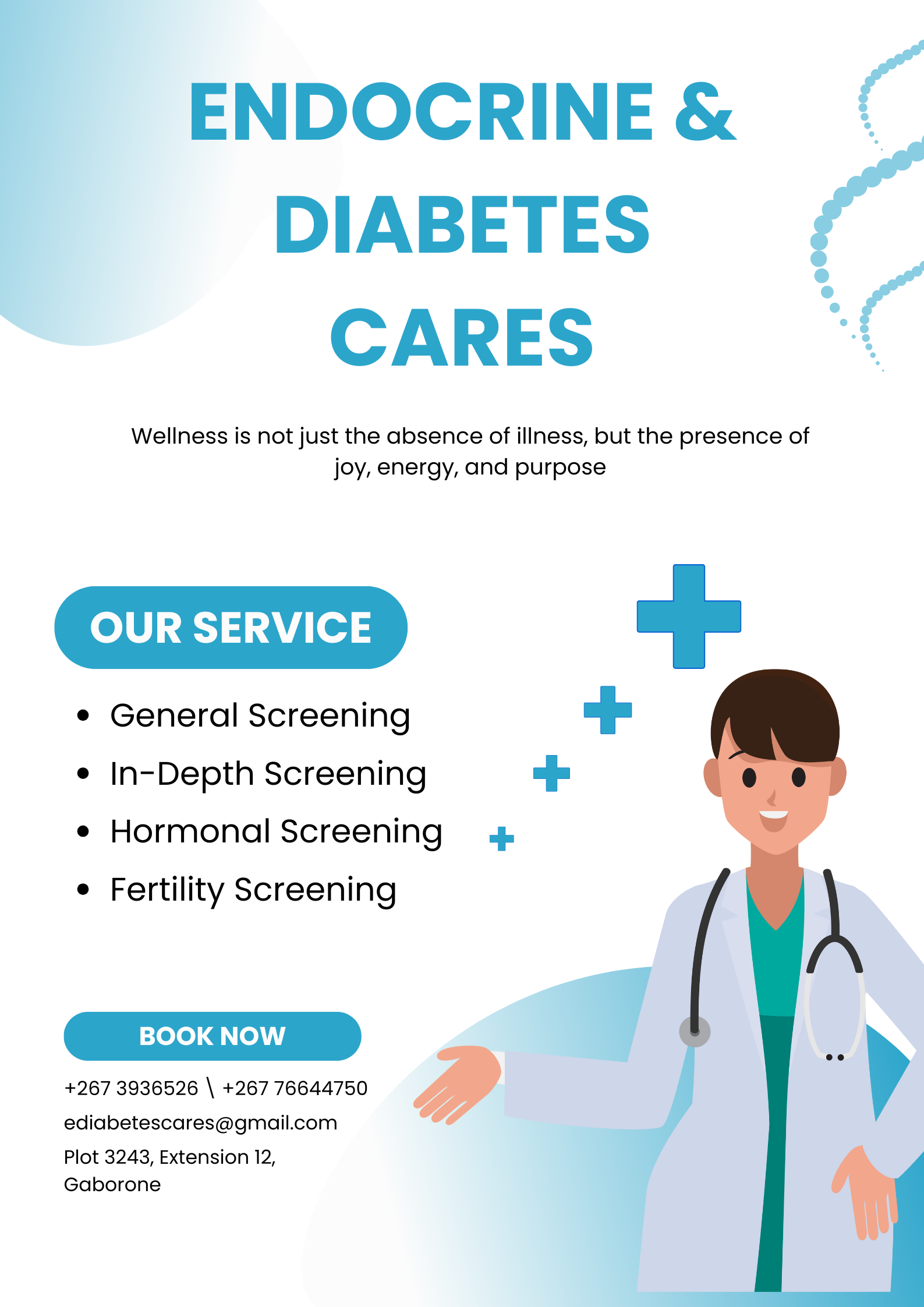 Diabetes & Endocrine Center Facebook ad: Expert care for hormonal health awaits at Diabetes…