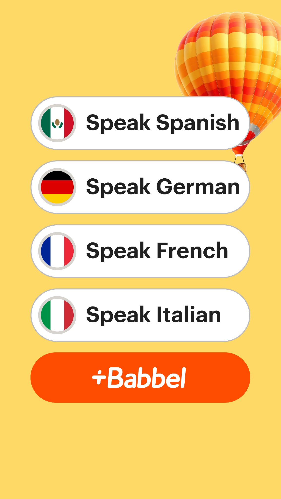 Babbel Facebook ad