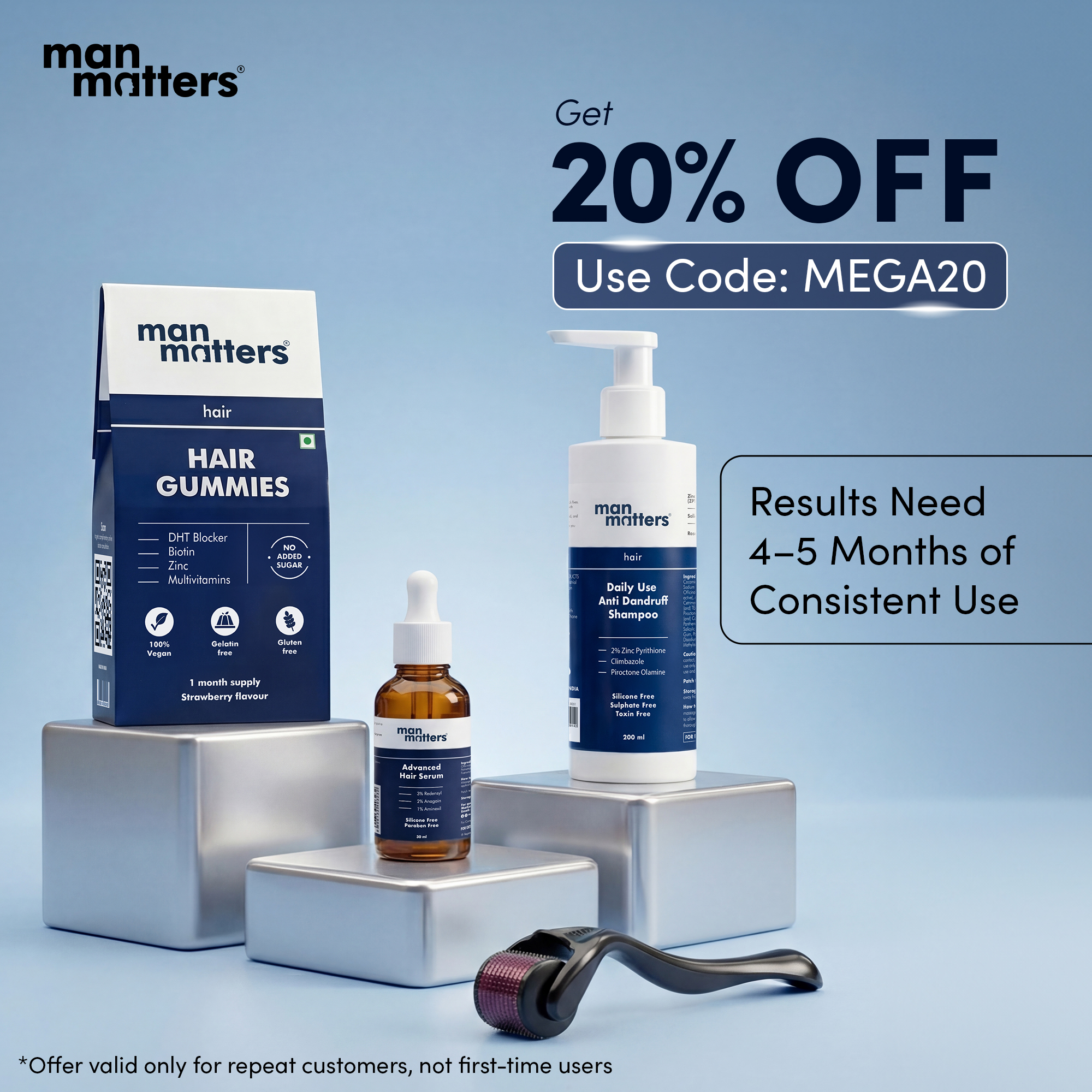 Hair Matters by Man Matters Facebook ad