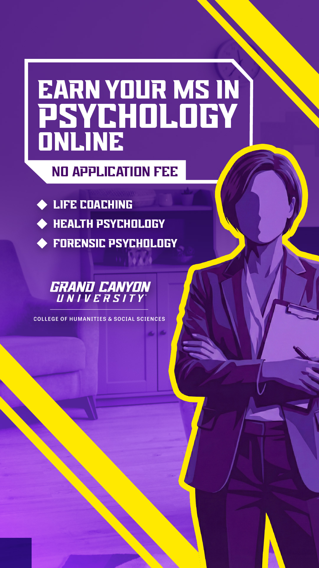 Grand Canyon University Facebook ad