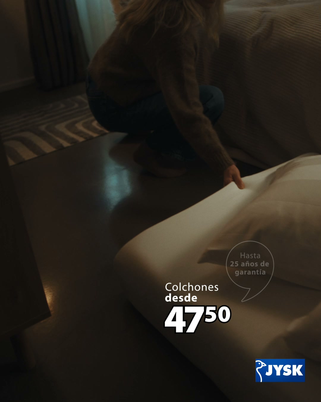 JYSK España Facebook ad: Deja que JYSK te ayude a mejorar la calidad de tu descanso…