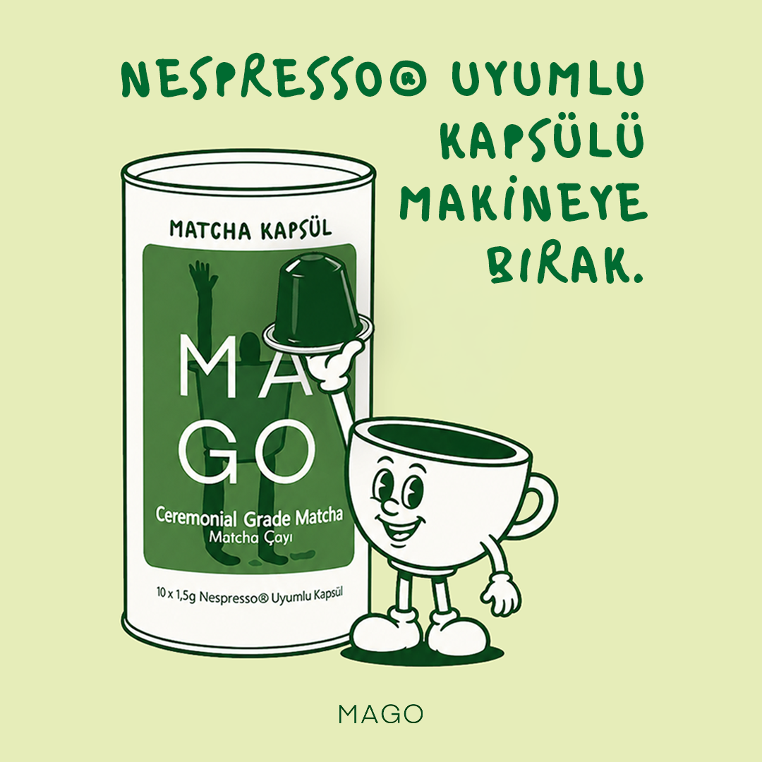 Mago Matcha Facebook ad: Hazırlığı kısa, keyfi uzun.