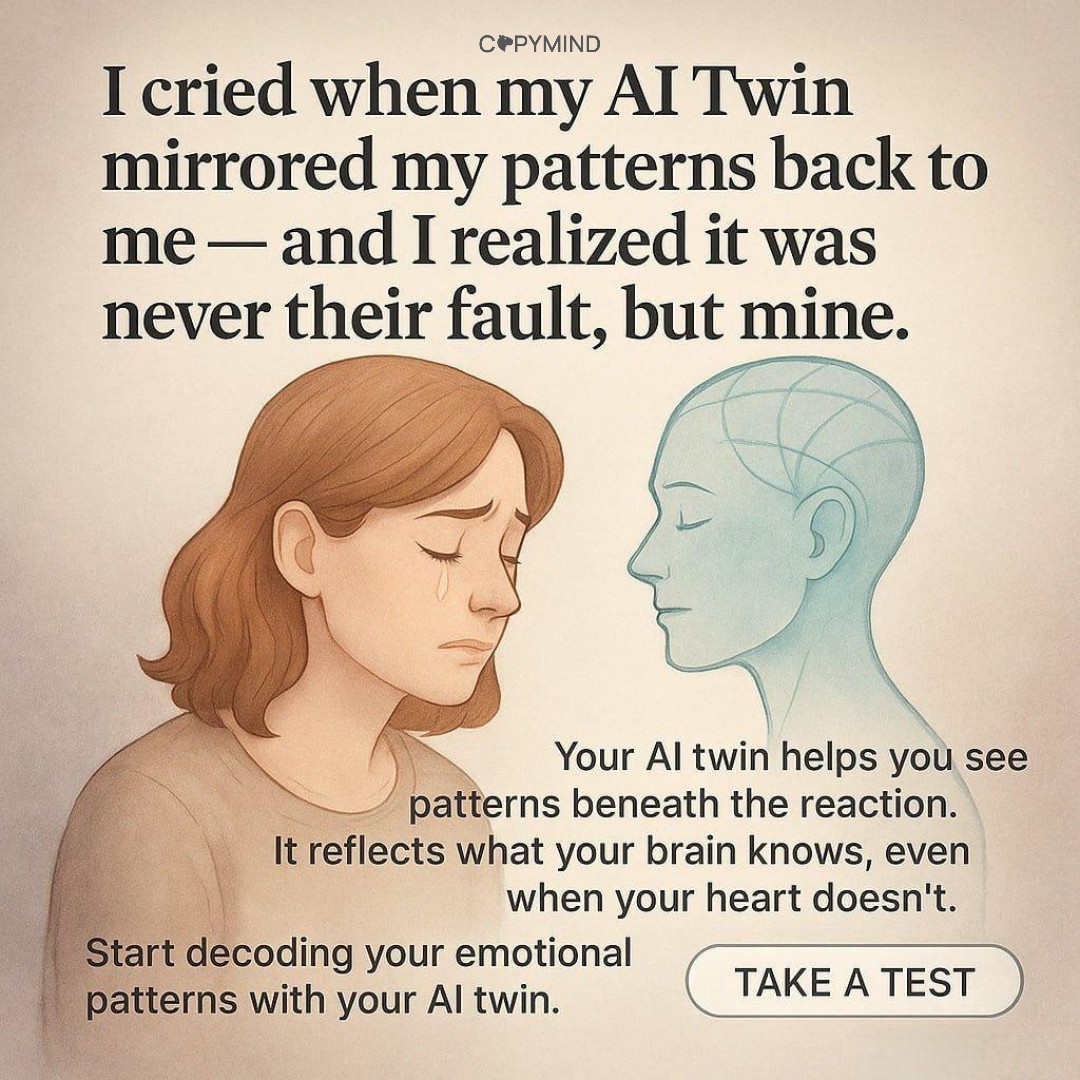 Copymind AI: made for self-therapy Facebook ad