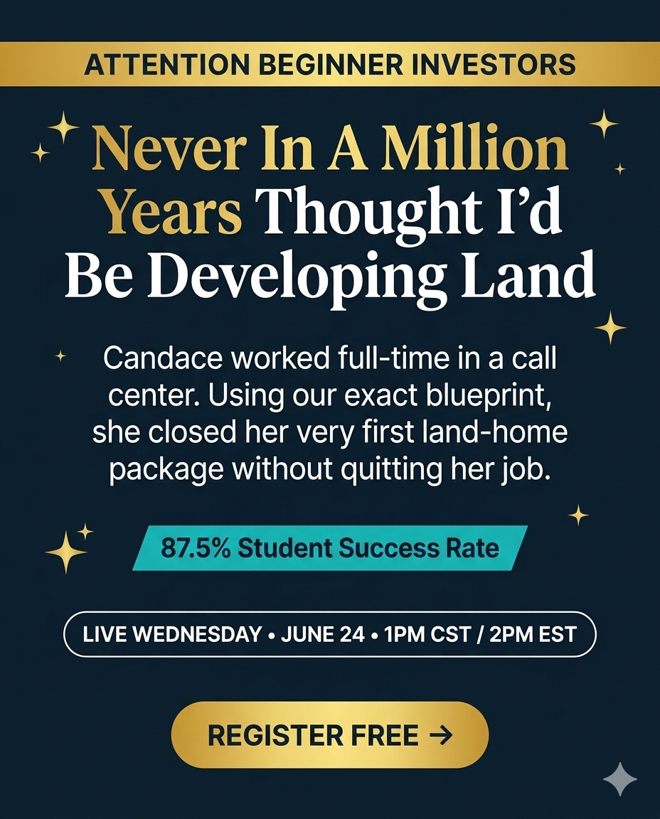 Land Home League Facebook ad: >>Secure Your Spot Now<<