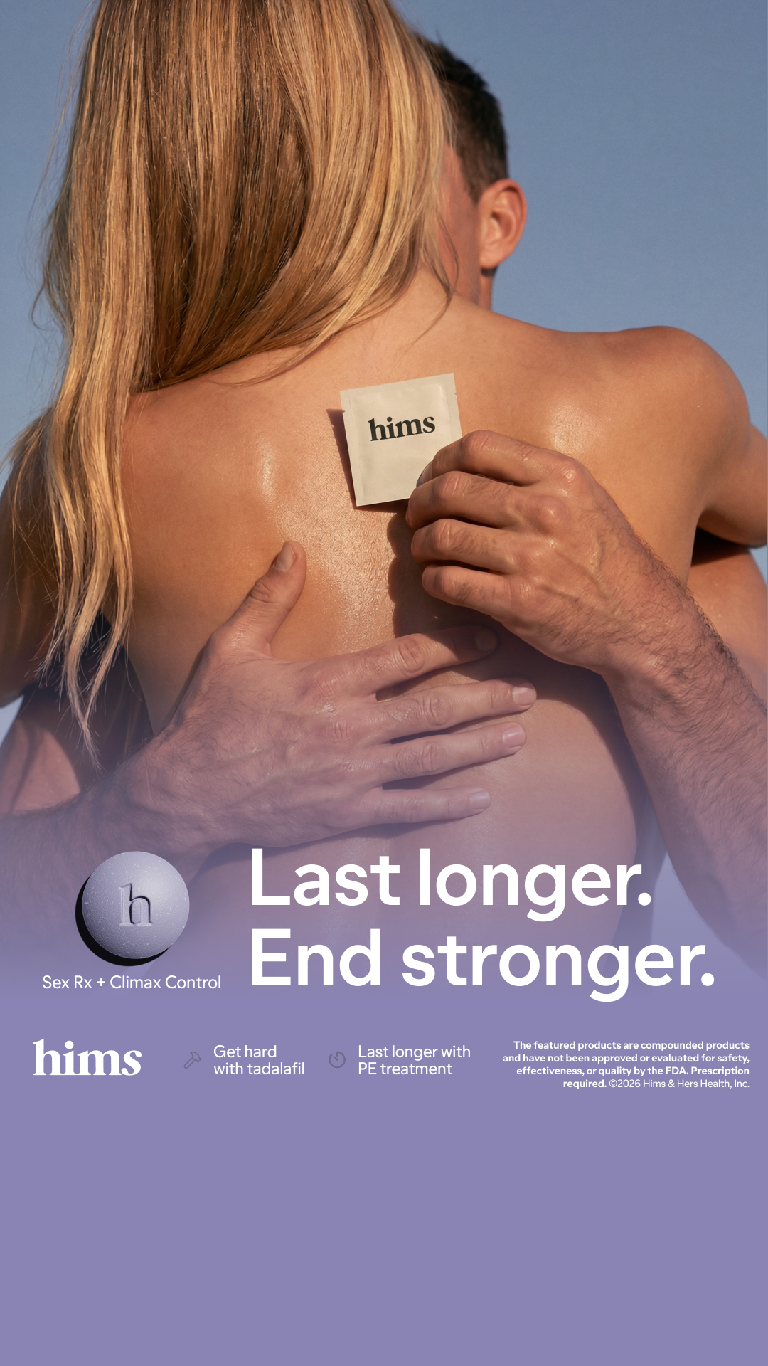 hims Facebook ad: Get Started Today
