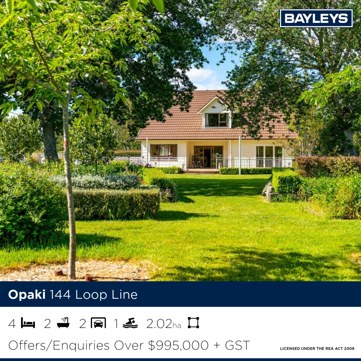 Bayleys Real Estate Facebook ad