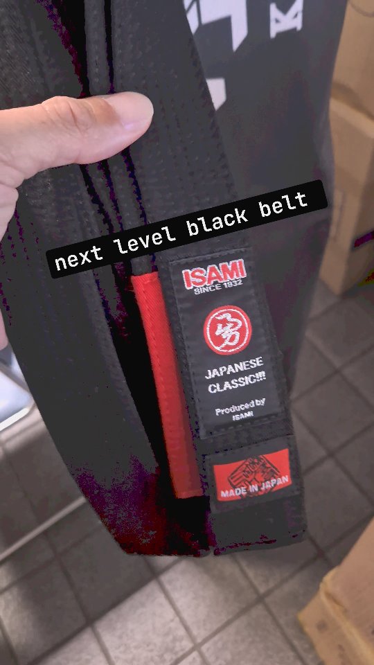 ChokeSports.com Facebook ad: Get a Japanese handcrafted Jiu Jitsu black belt…