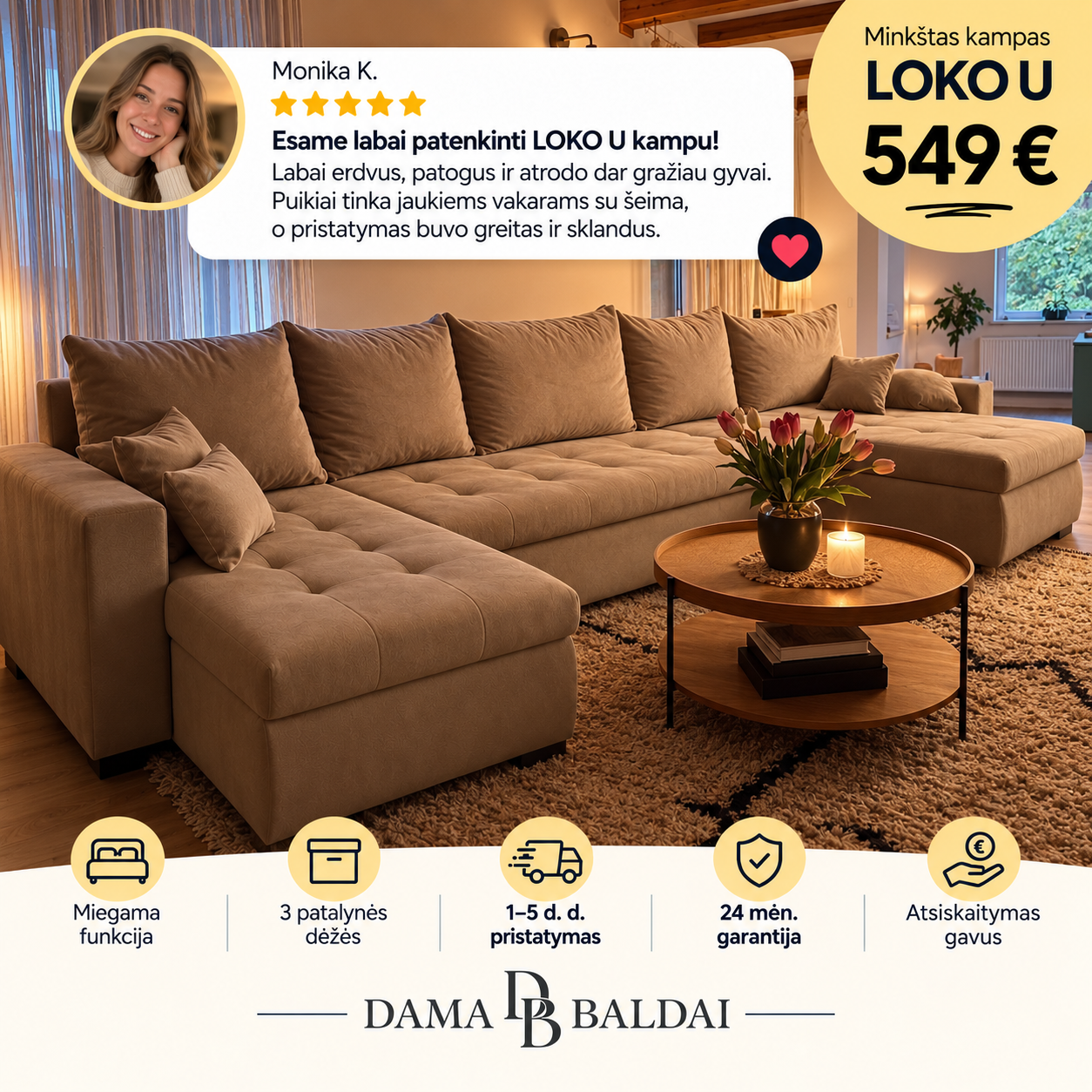 DamaBaldai Facebook ad