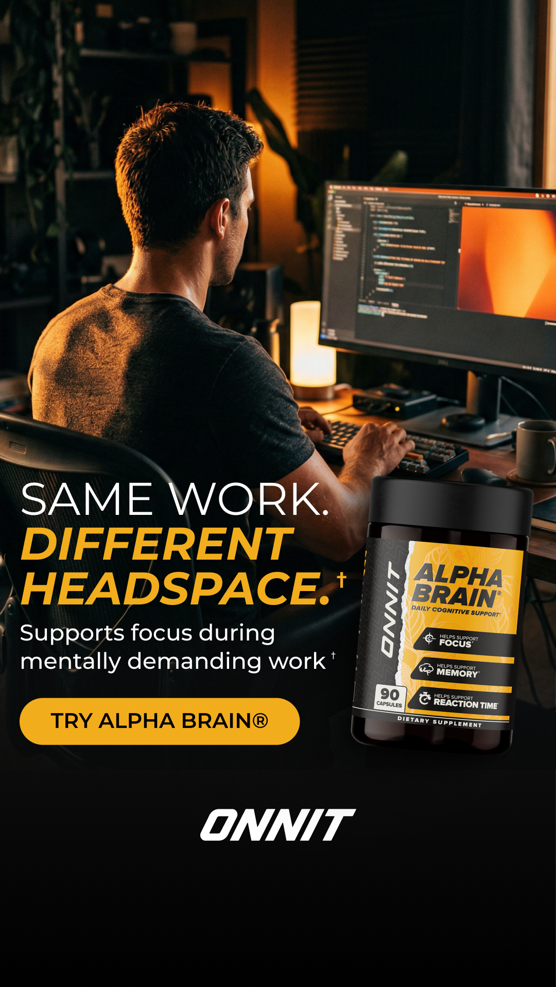 Onnit Facebook ad