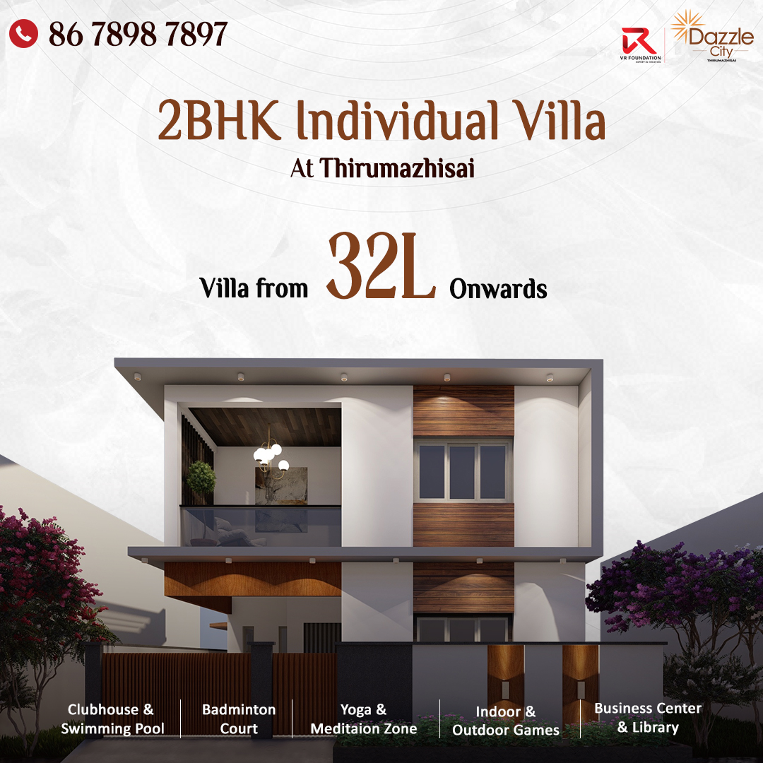 VR Foundation Facebook ad: 2BHK Individual Villa 32akhs Onwards