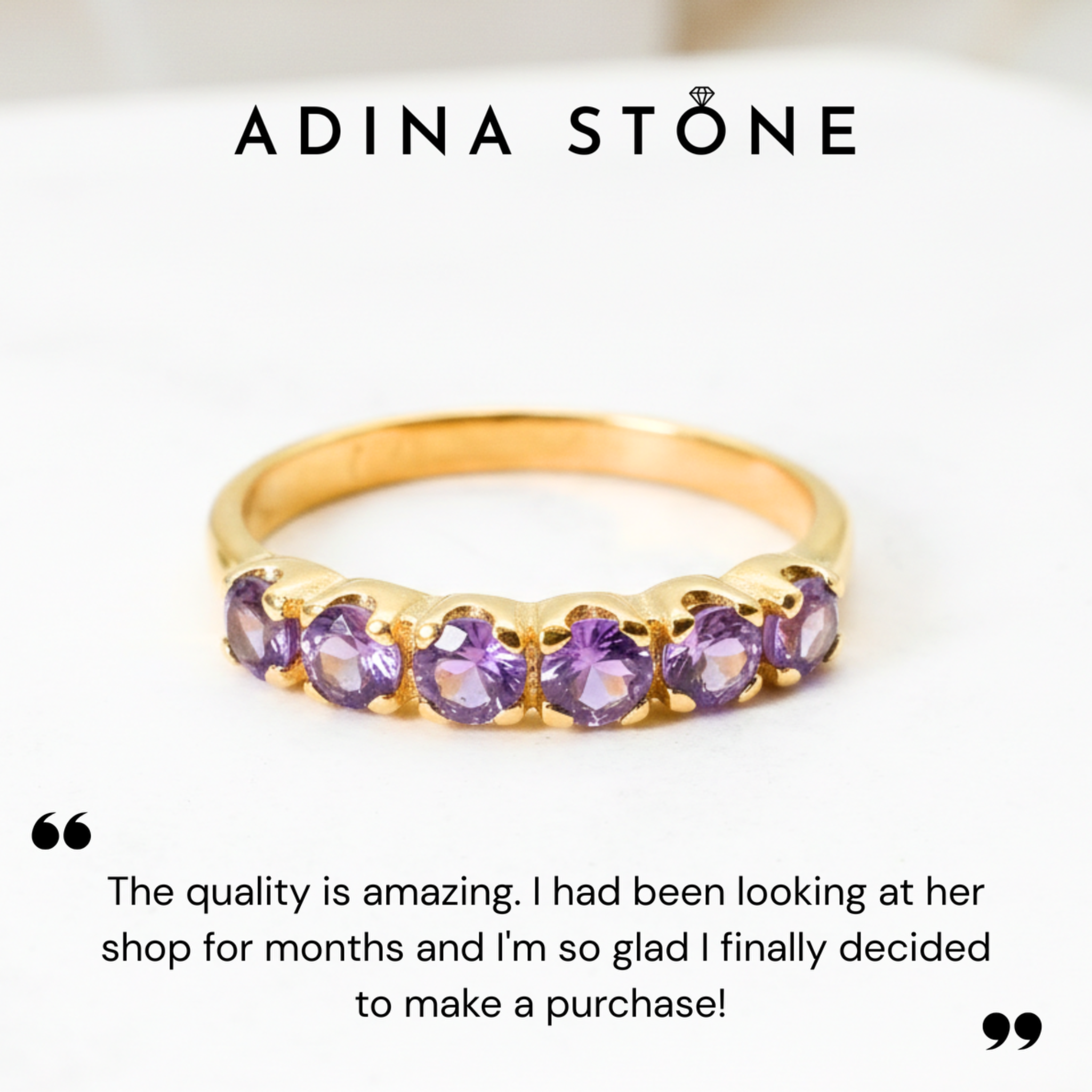 Adina Stone Jewelry Facebook ad
