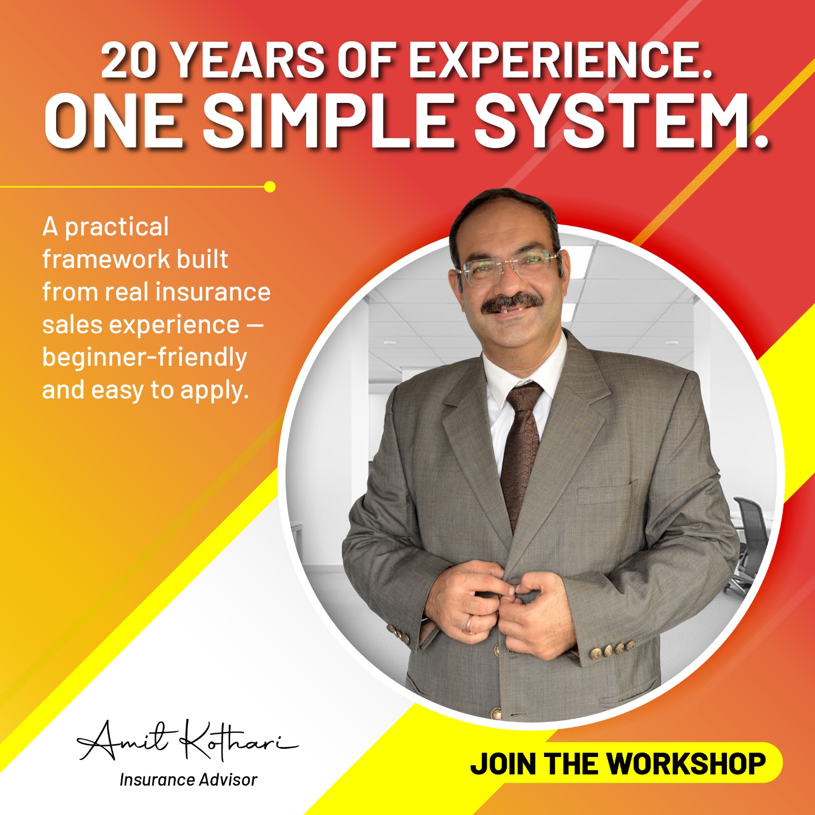 Amit Kothari Facebook ad