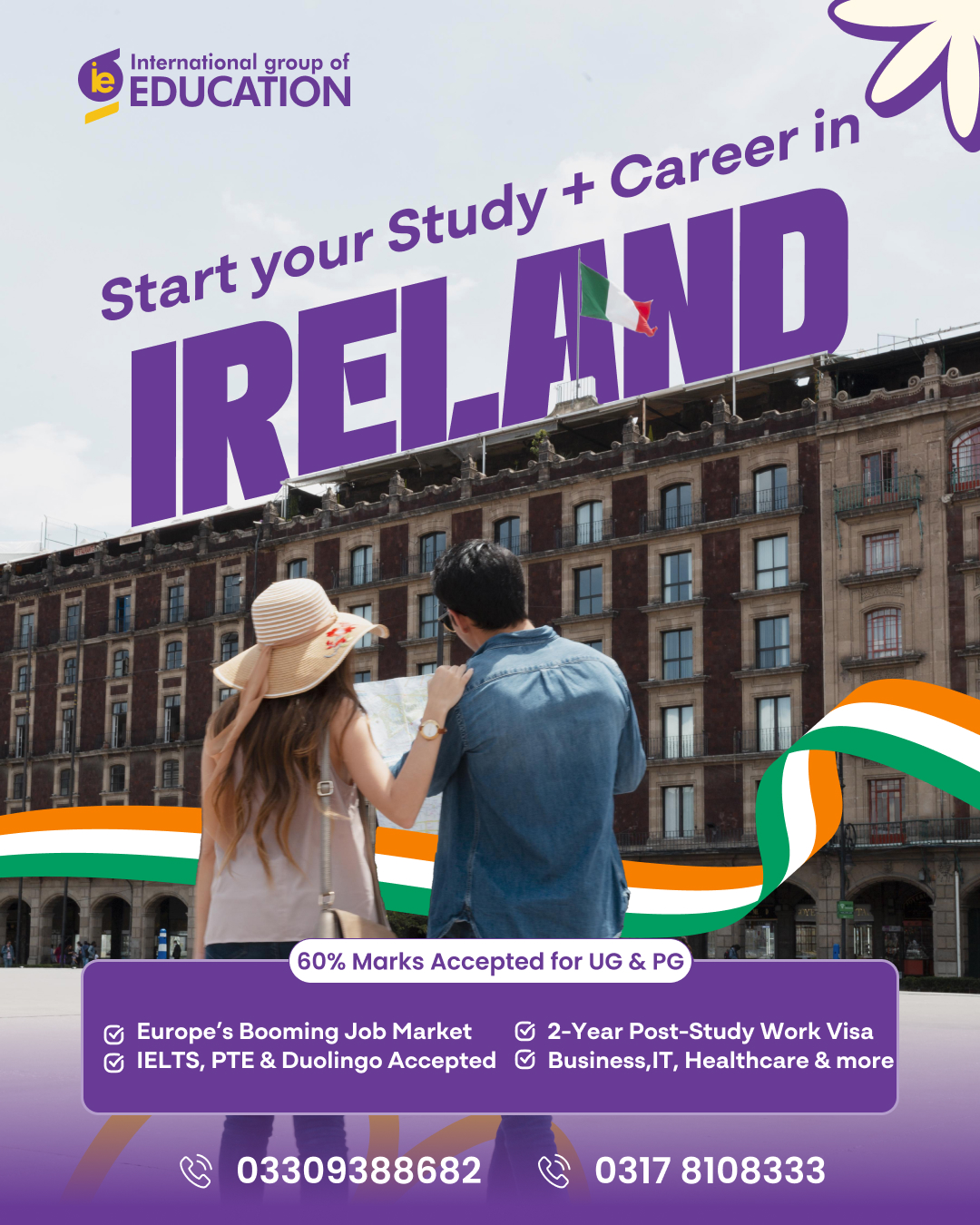 International Group Of Education-IGE Facebook ad: Start your international education journey in one of…