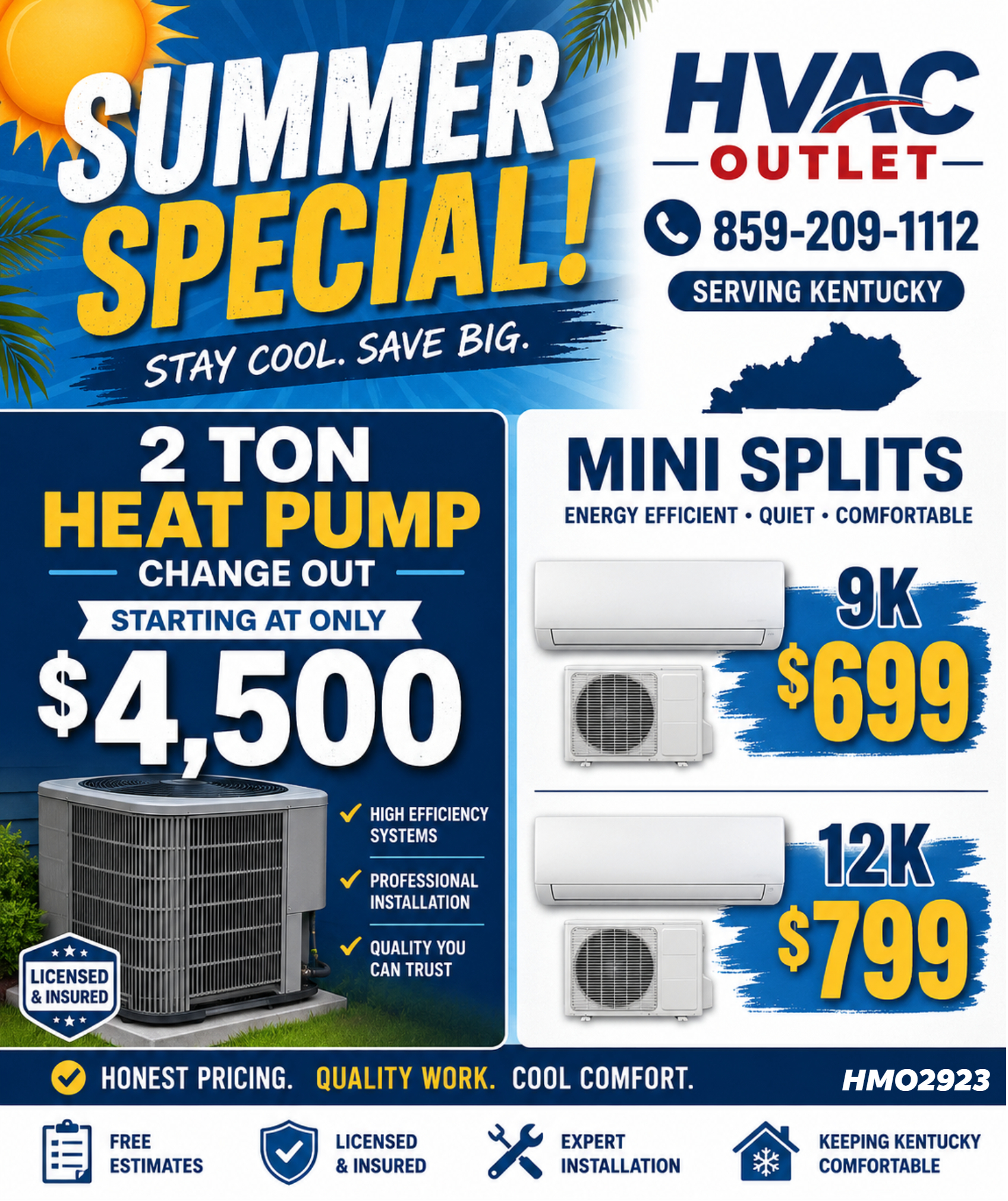 The HVAC Outlet Facebook ad