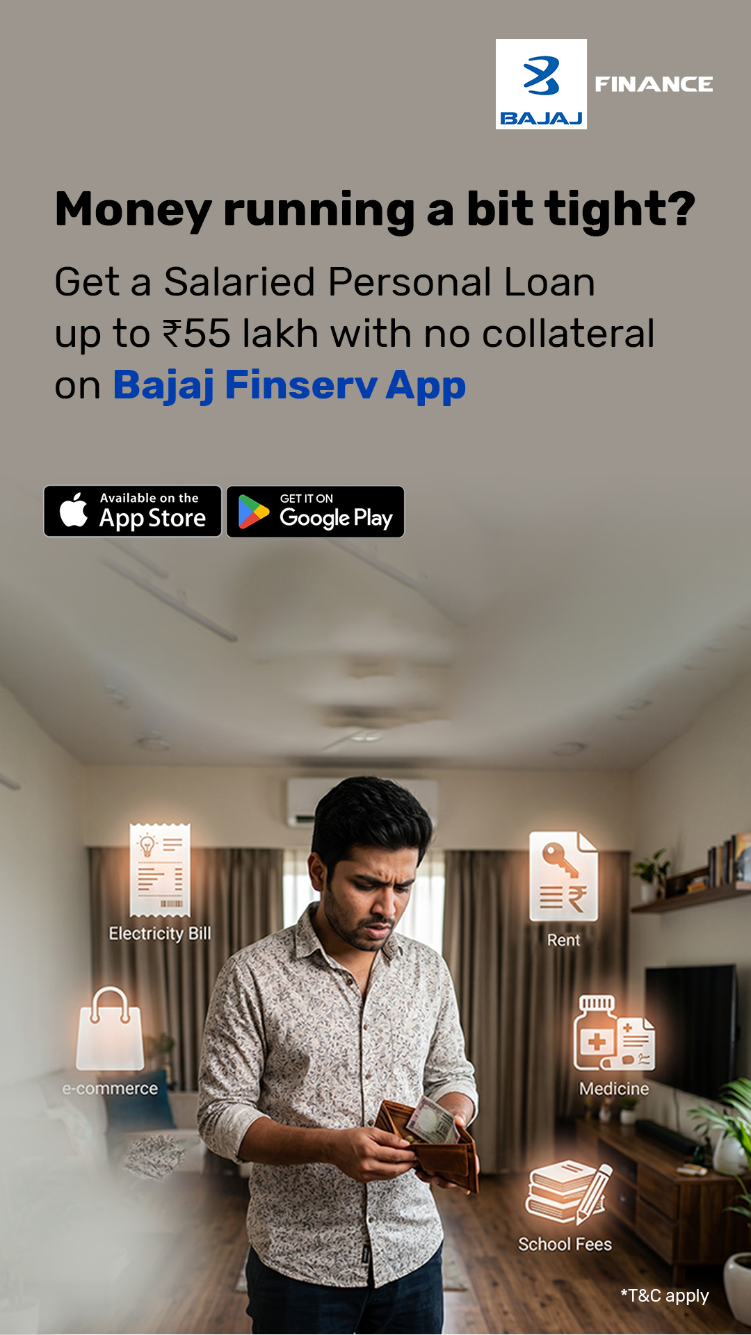 Bajaj Finserv Facebook ad