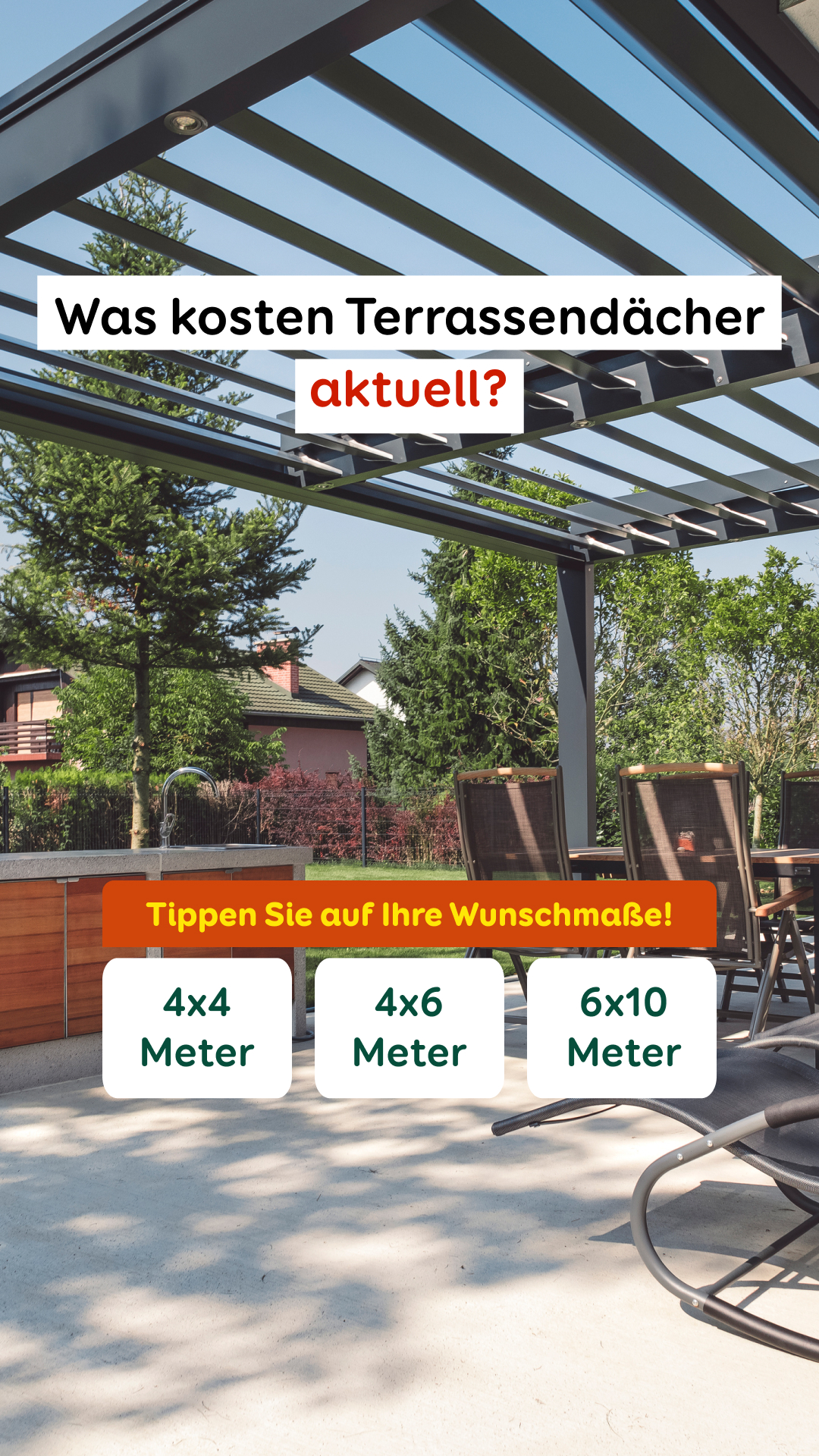 Aroundhome - Terrassenüberdachung Facebook ad from Feb 19, 2026