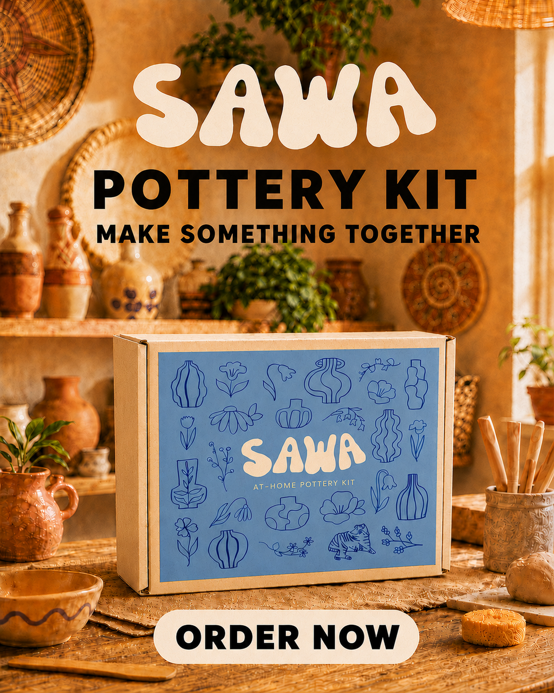 SAWA Studio Facebook ad: Make Something Together