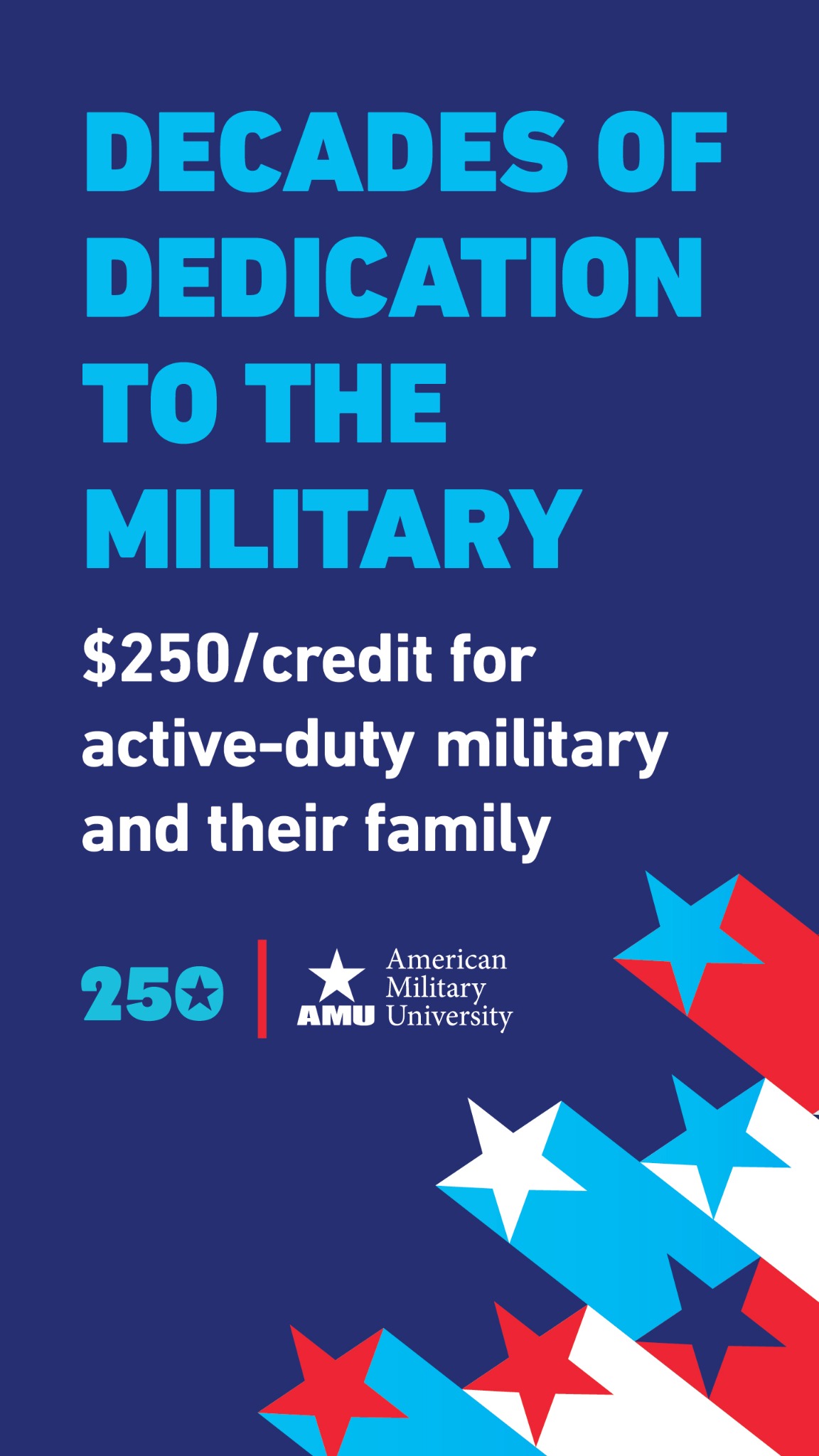 American Military University Facebook ad