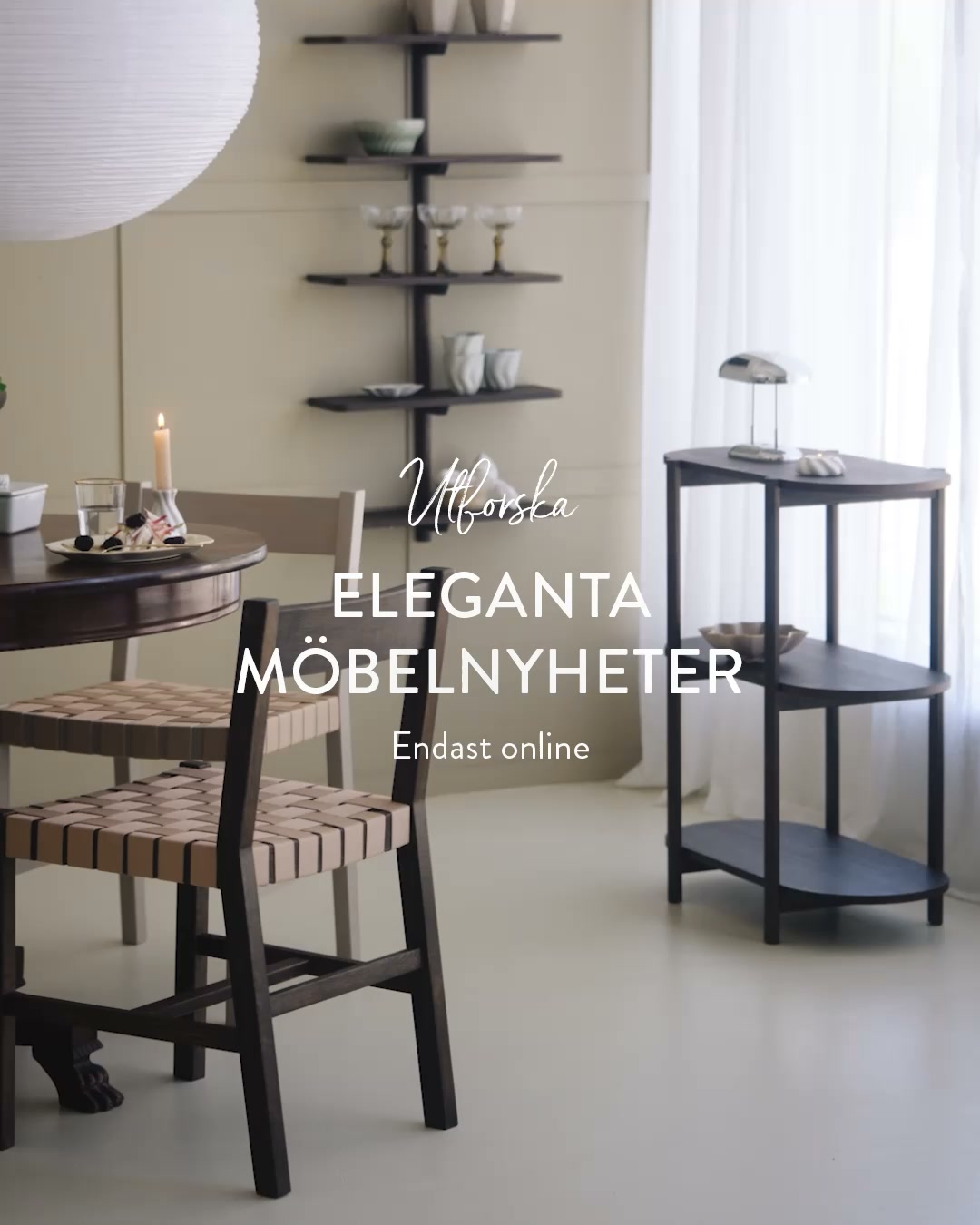 Søstrene Grene Facebook ad: Eleganta möbelnyheter