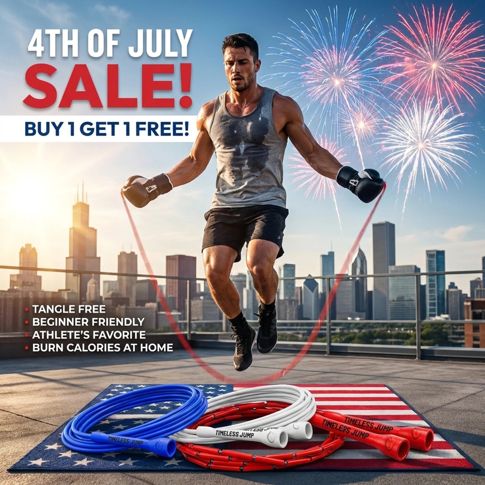 Timeless Jump Facebook ad
