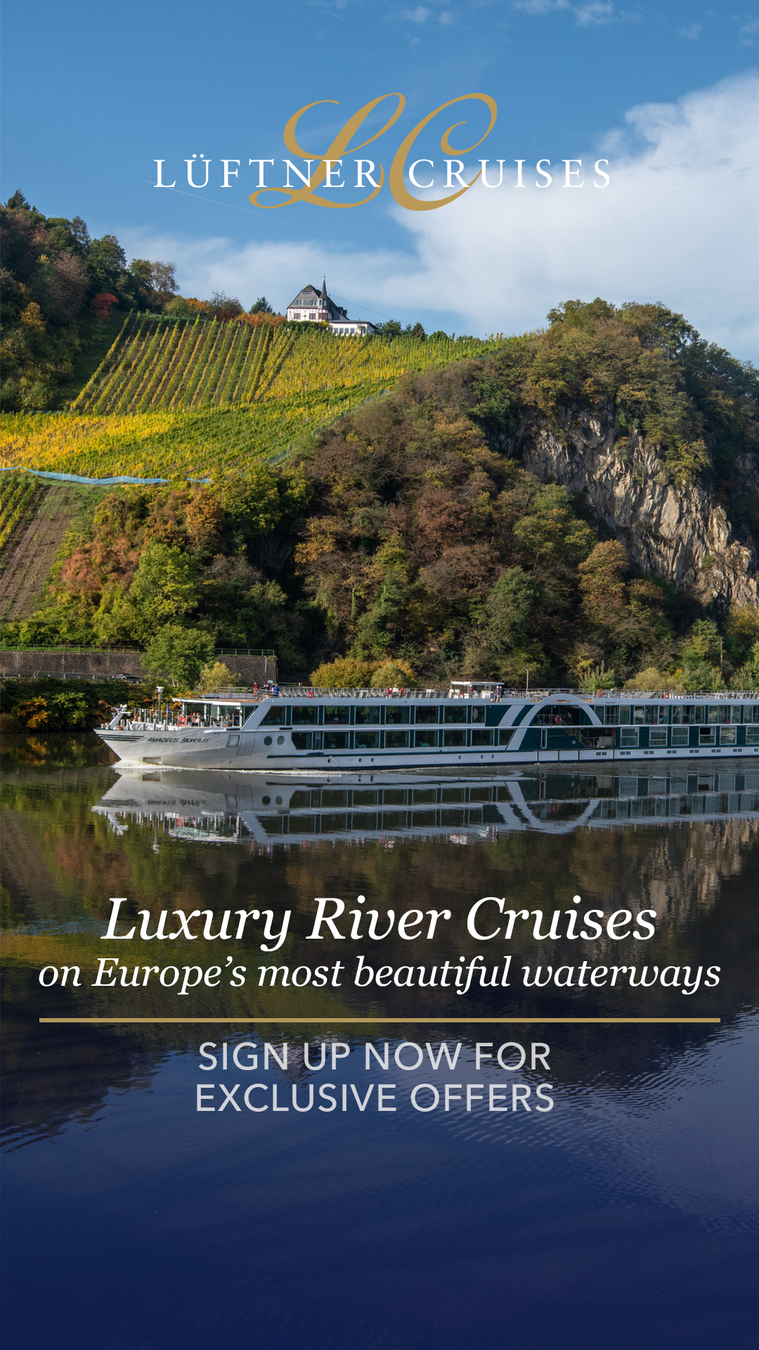 Lüftner Cruises Facebook ad