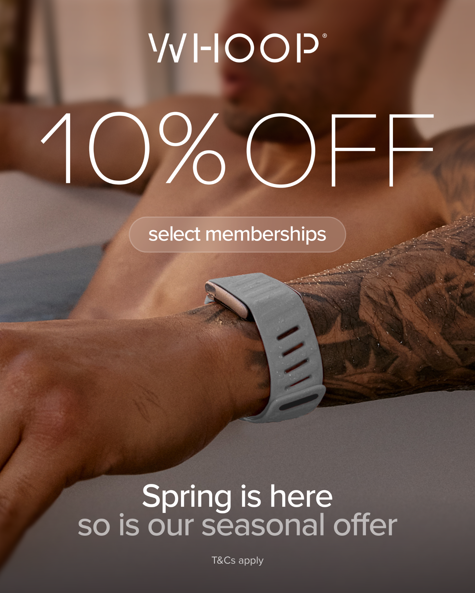 WHOOP Facebook ad
