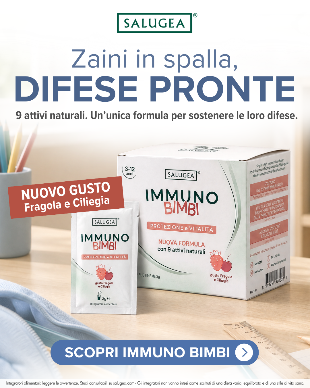Salugea Facebook ad: Immuno Bimbi Nuova Formula