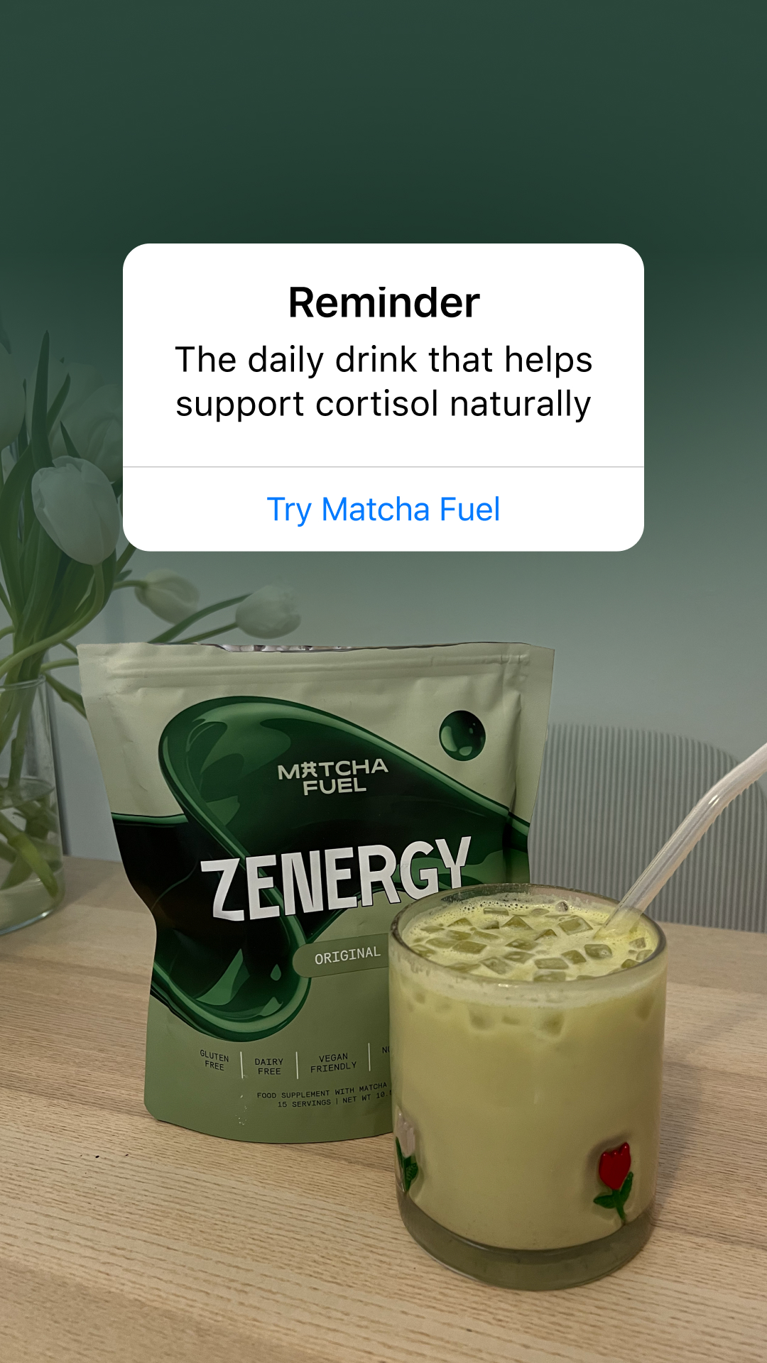 Matcha Fuel Facebook ad