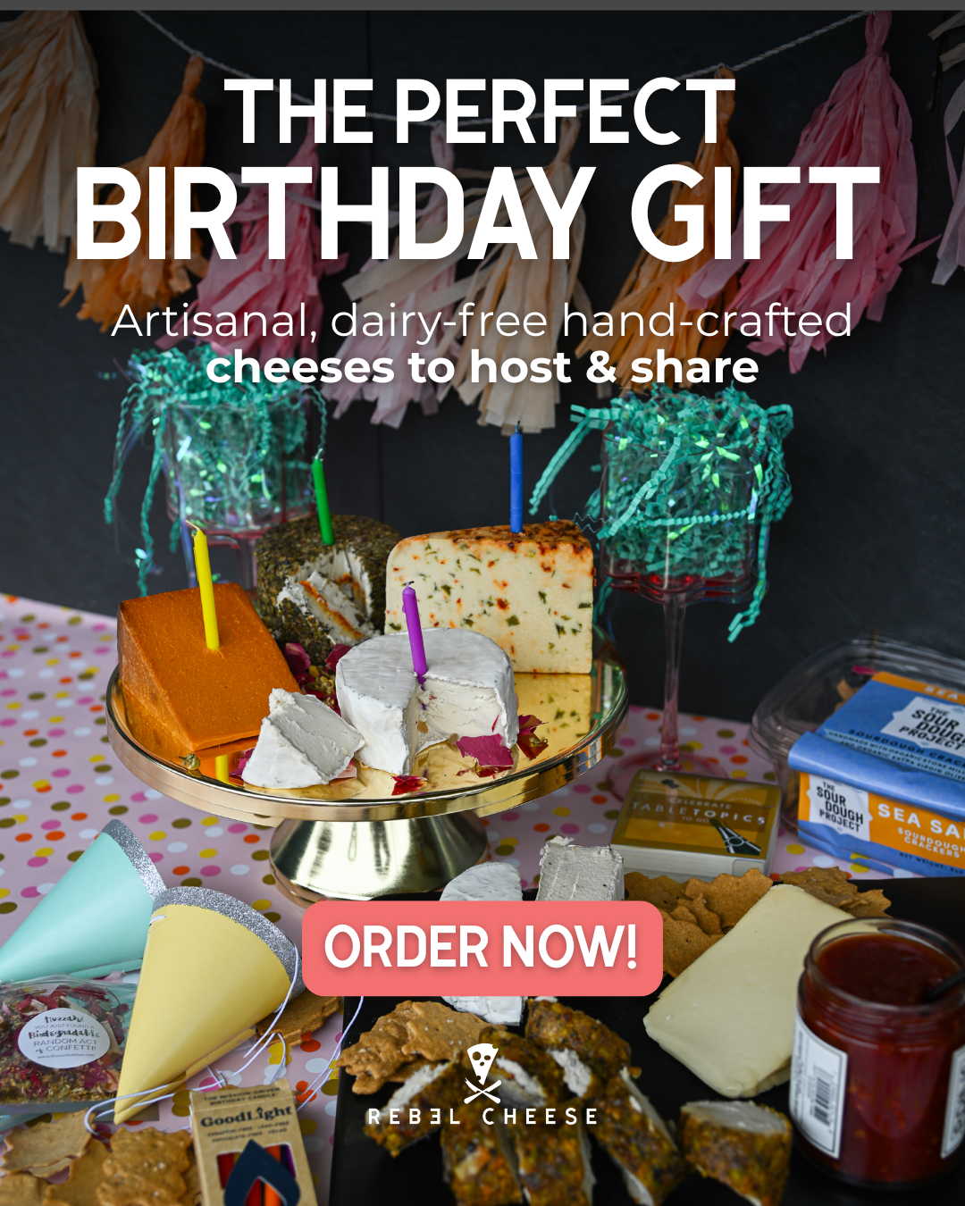 Rebel Cheese Facebook ad