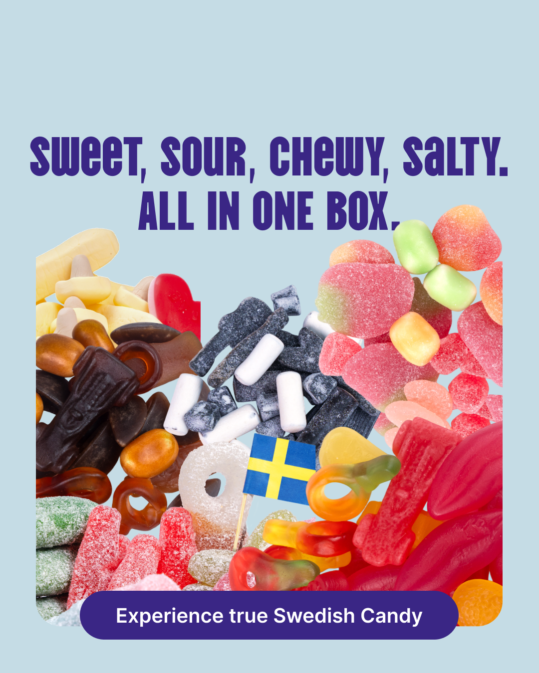 Swedish Candy Facebook ad
