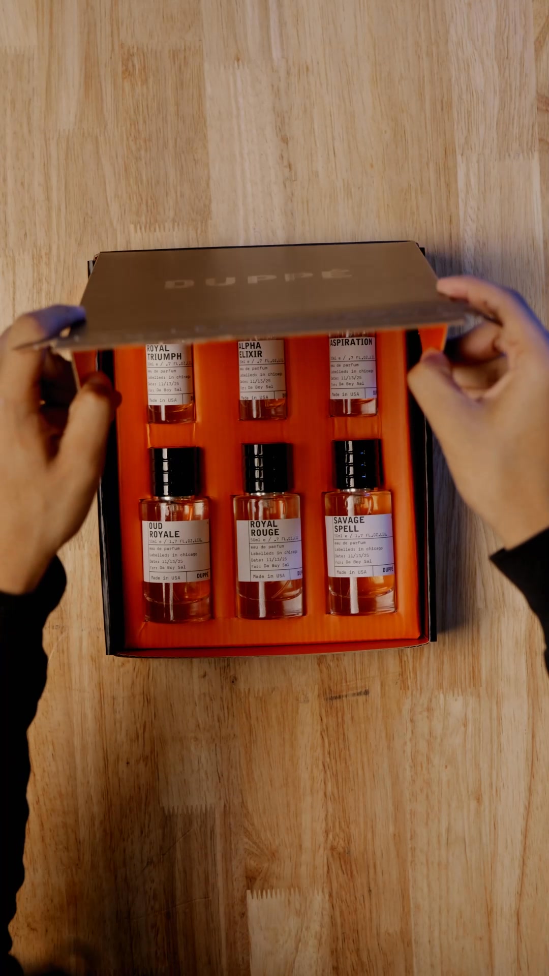 Duppe Scents Facebook ad: Quality starts with the formula, not the price tag