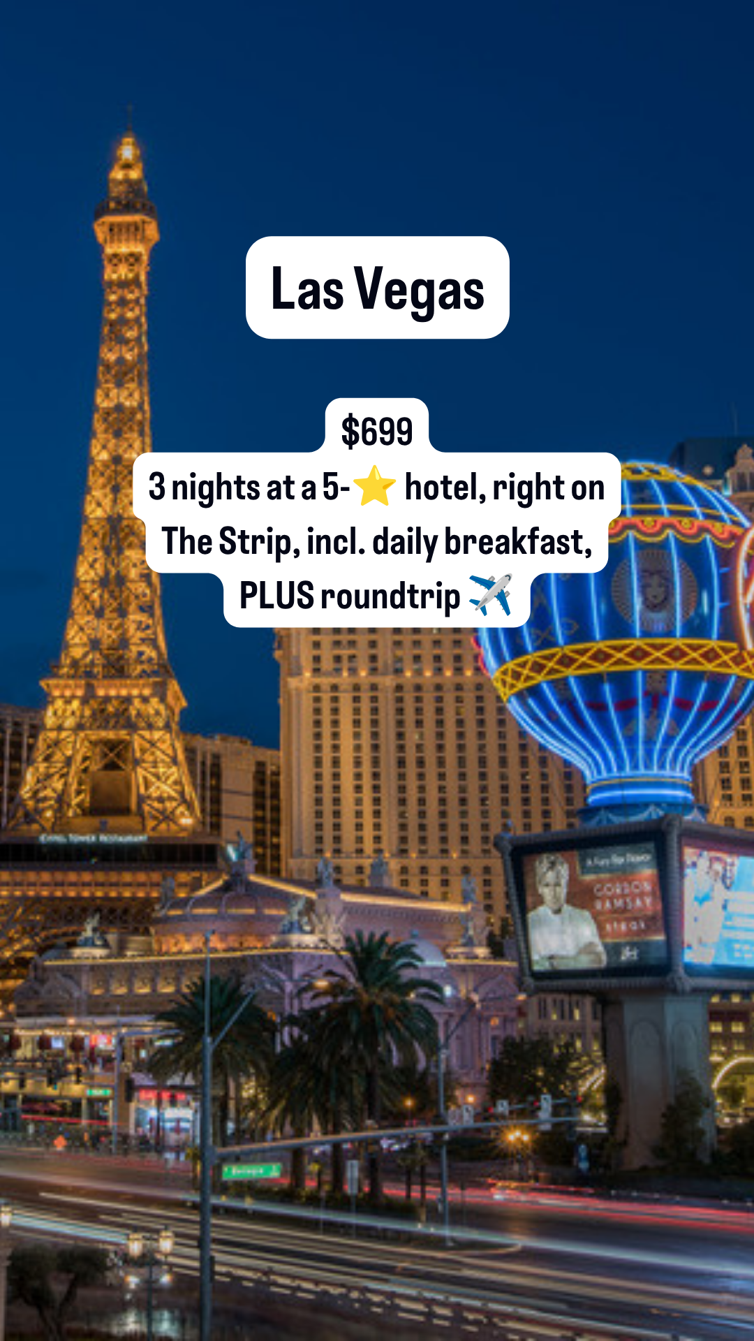 Travelzoo Facebook ad