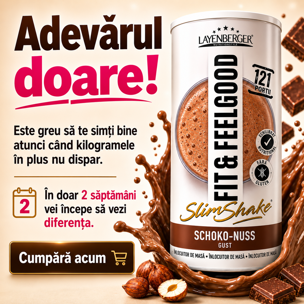 SlimShake-RO Facebook ad