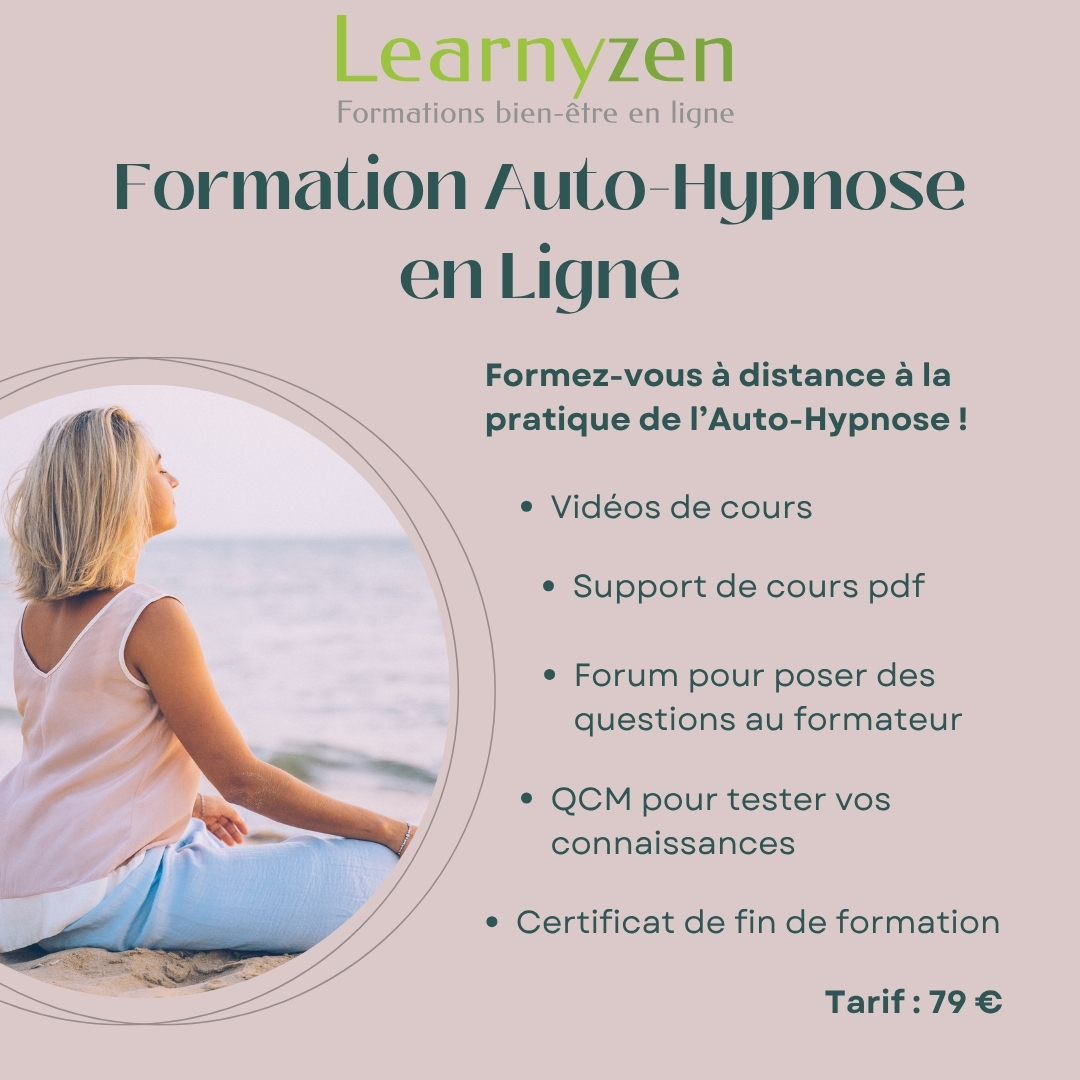 LearnyZen Facebook ad: Formation Auto-Hypnose en Ligne