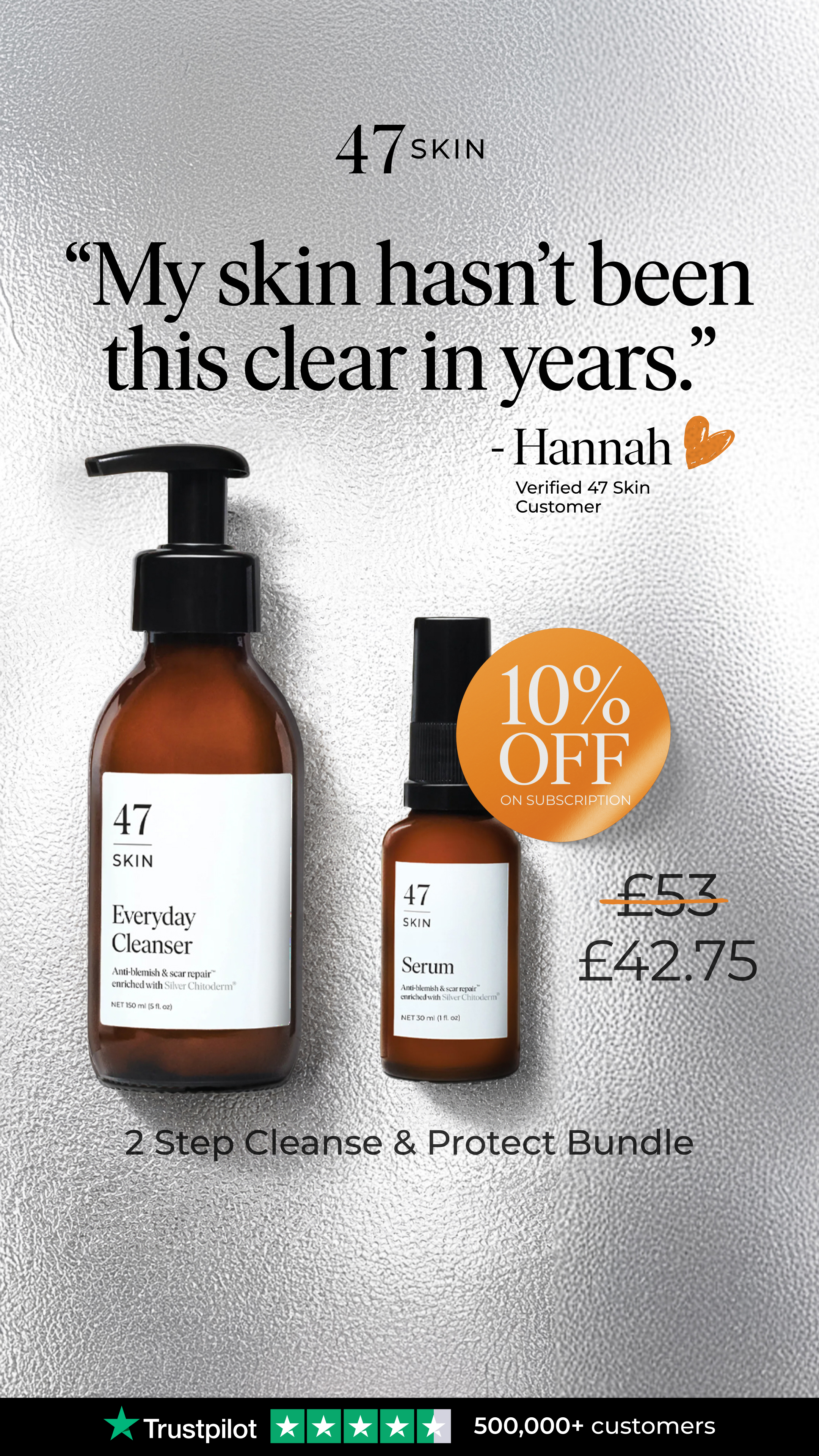 47Skin Facebook ad