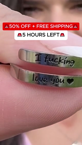 Hope Rings Facebook ad: I F♡cking Love You Ring