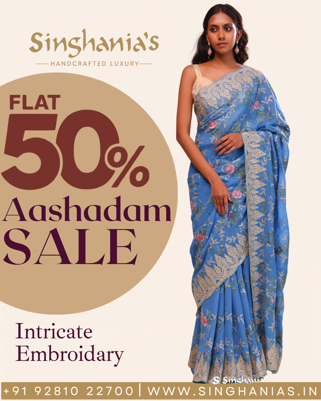 Singhania's Facebook ad: Every thread tells a story.