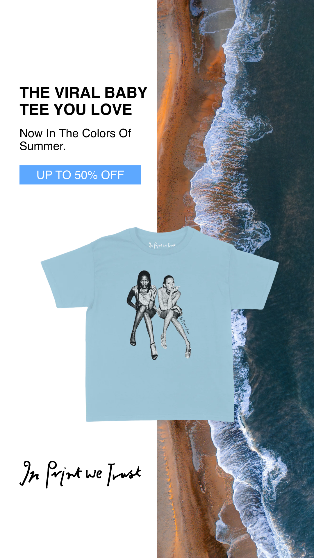 In Print We Trust Facebook ad: Just Restocked After 4 Months
