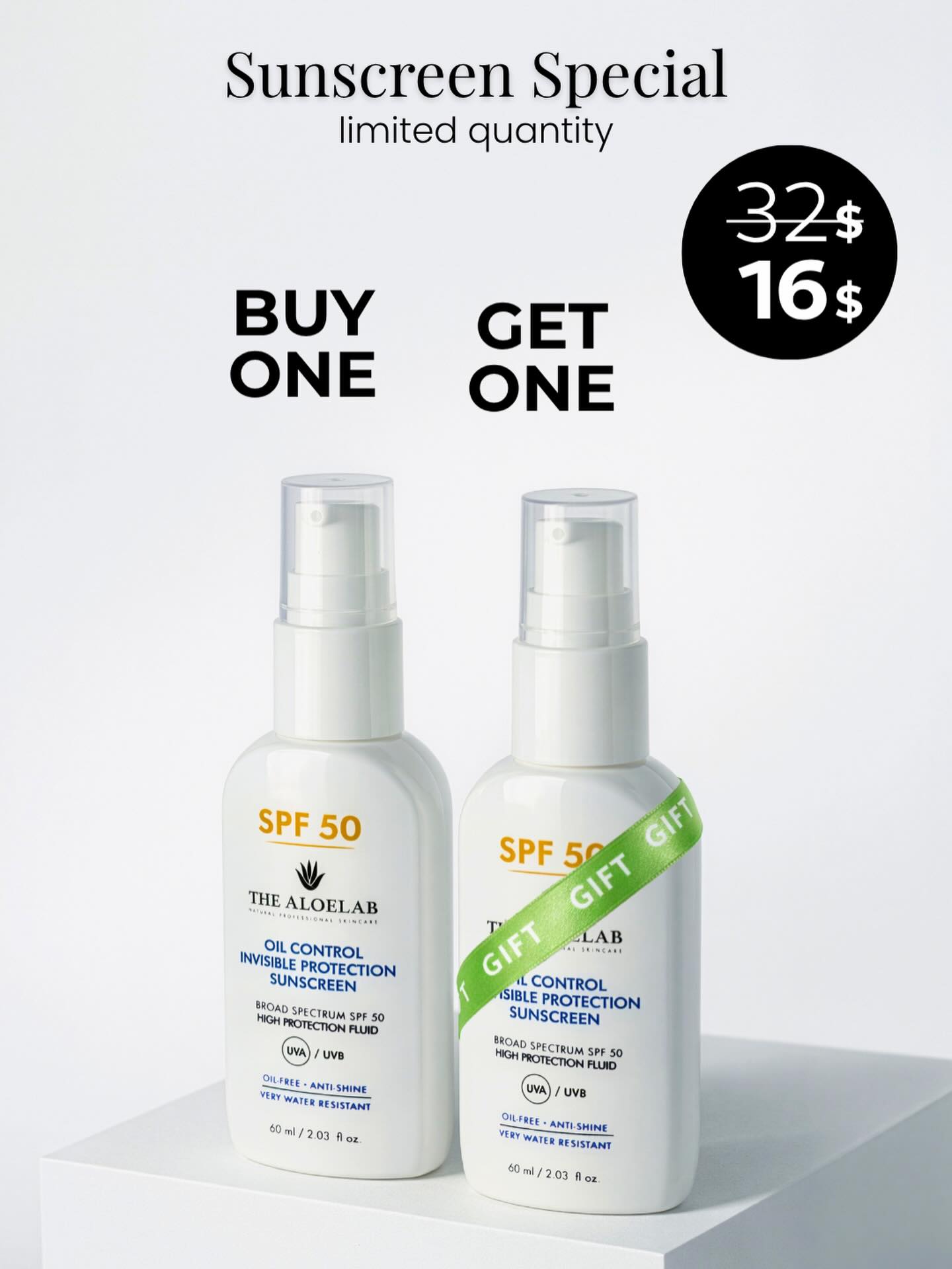 The Aloelab Facebook ad