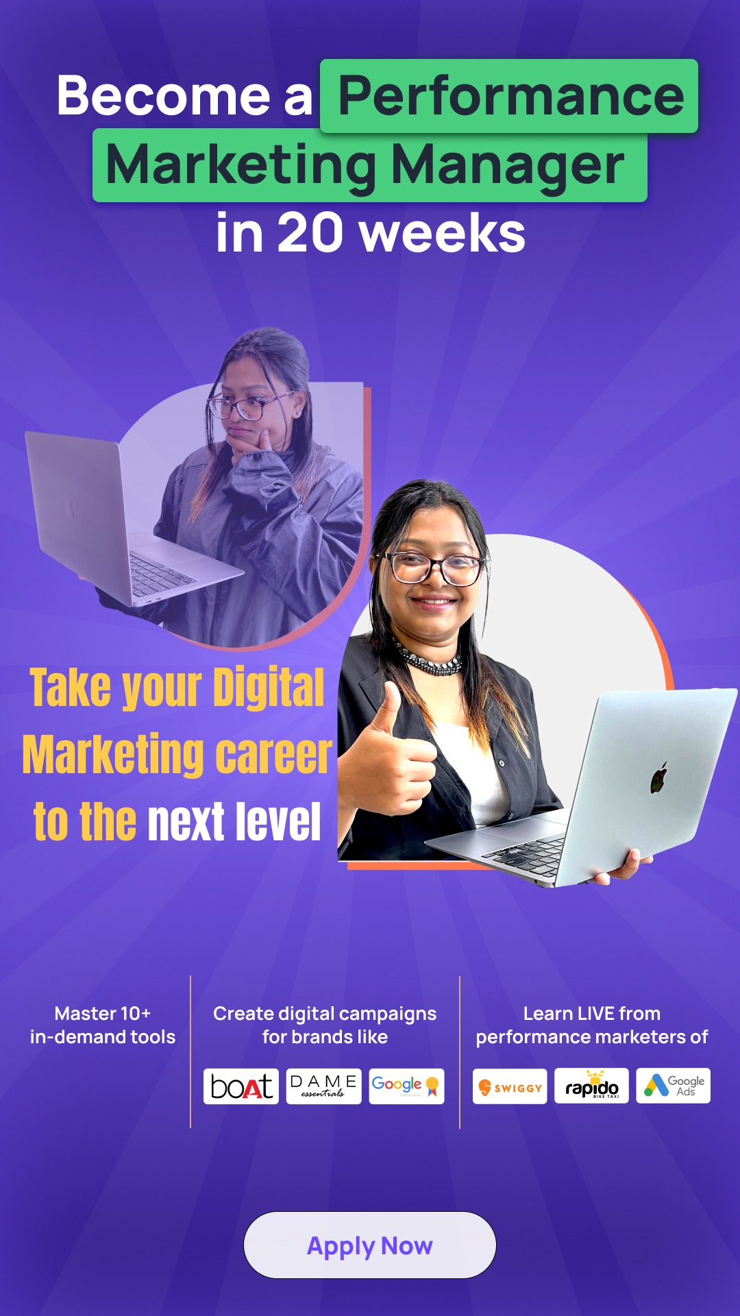 MyCaptain by Imarticus Facebook ad