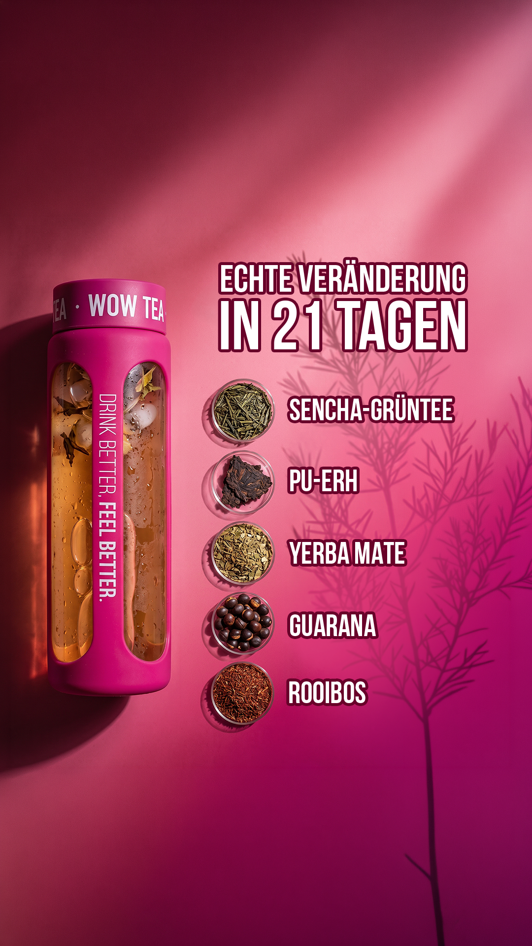 WOW TEA Switzerland Facebook ad