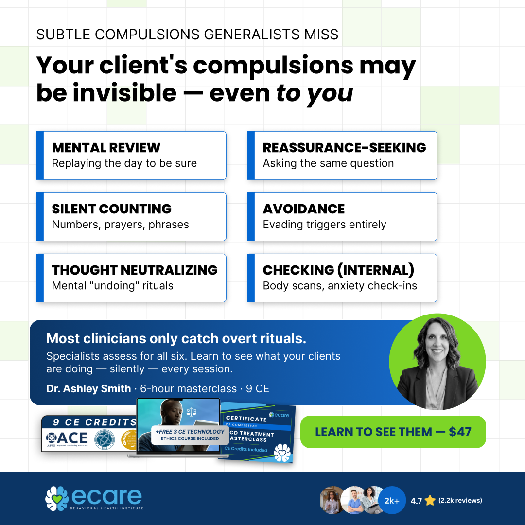 eCare Behavioral Health Institute Facebook ad