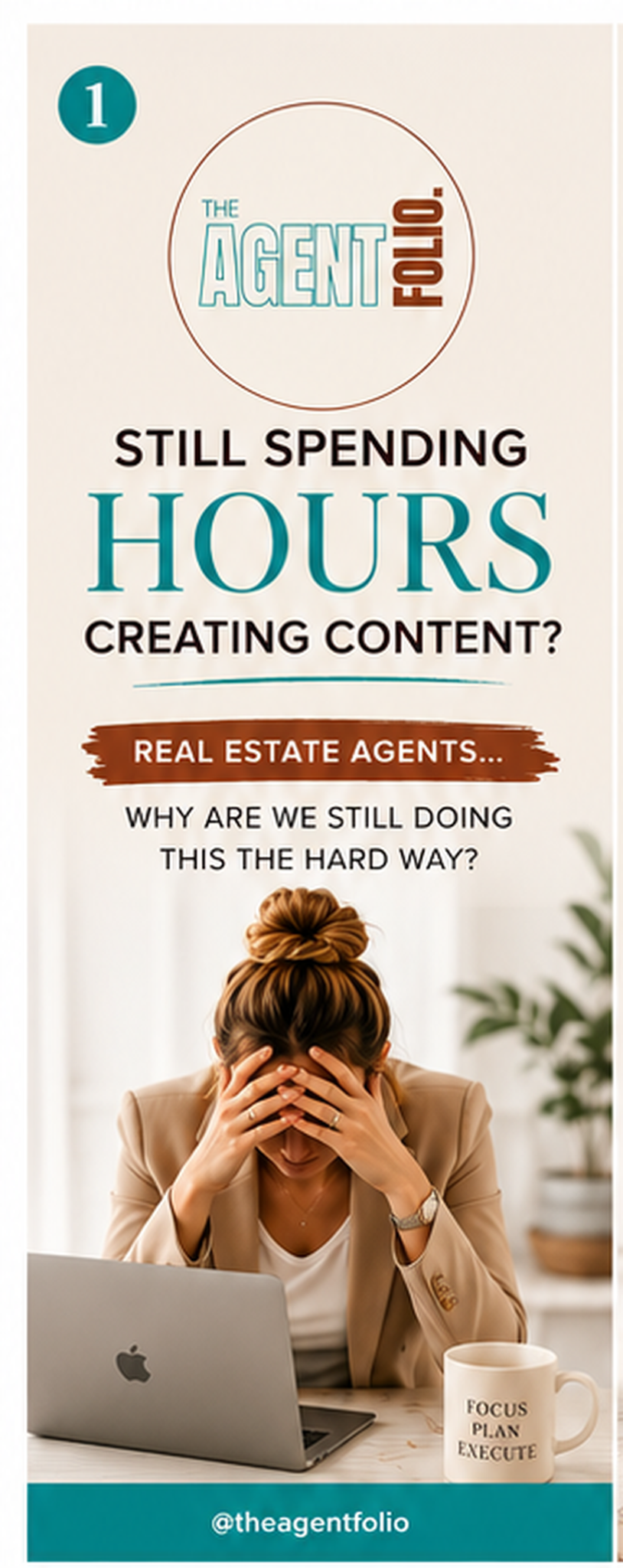The Agent Folio Facebook ad from May 25, 2026