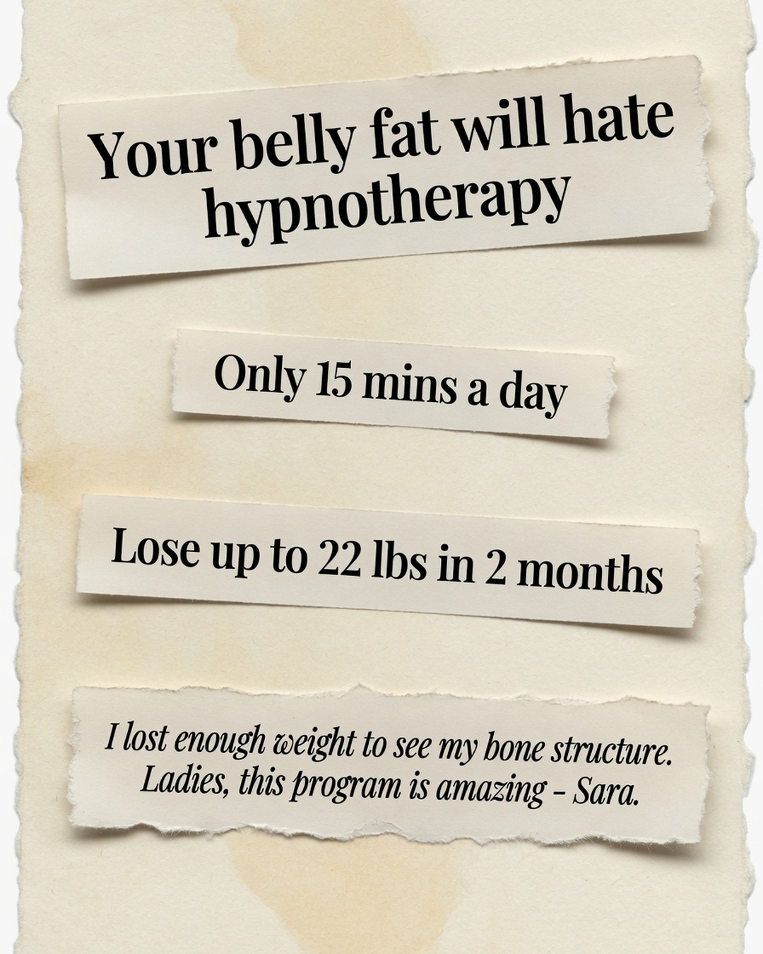 Hypnozio: power of hypnotherapy Facebook ad