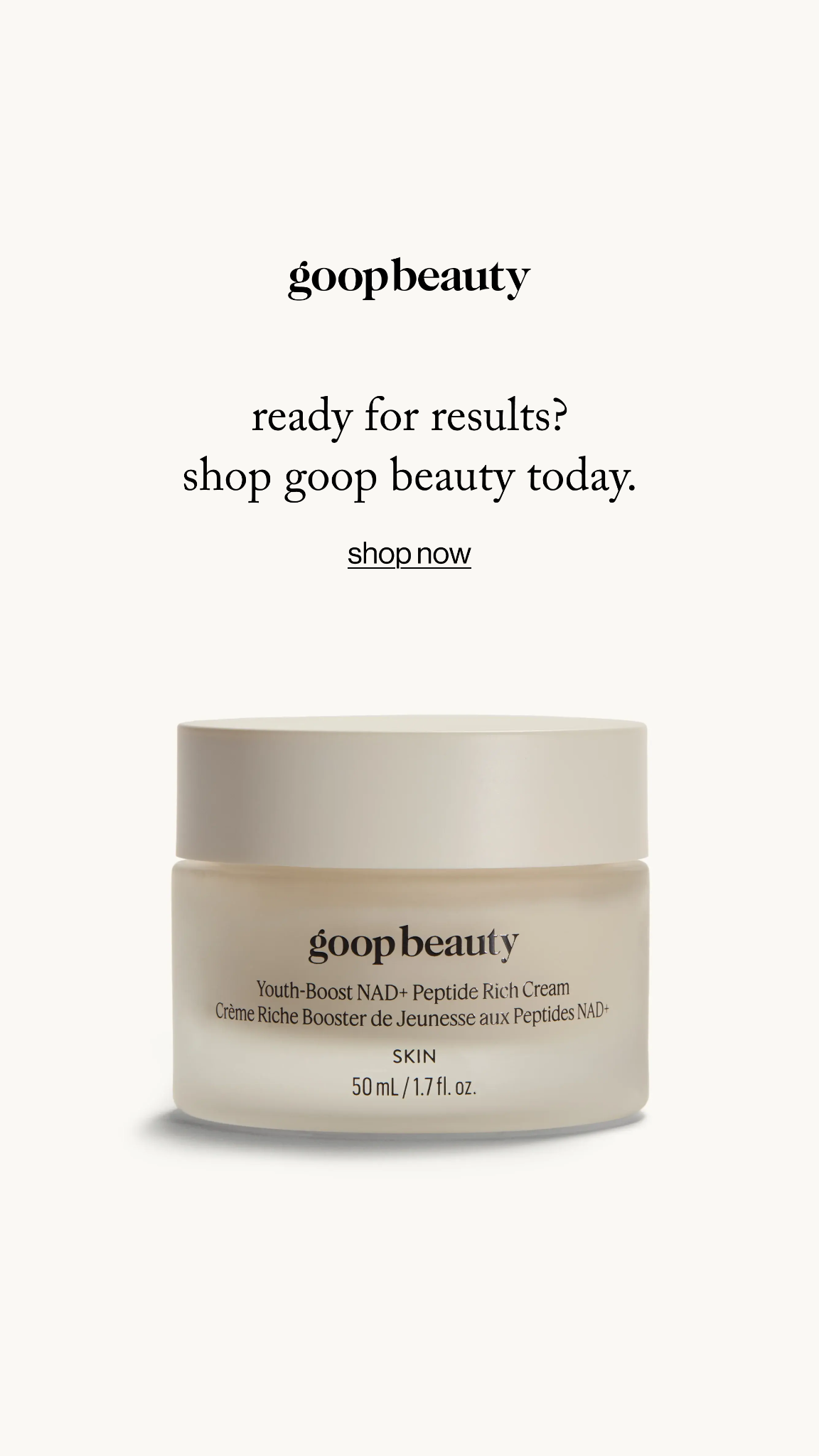 goop Facebook ad