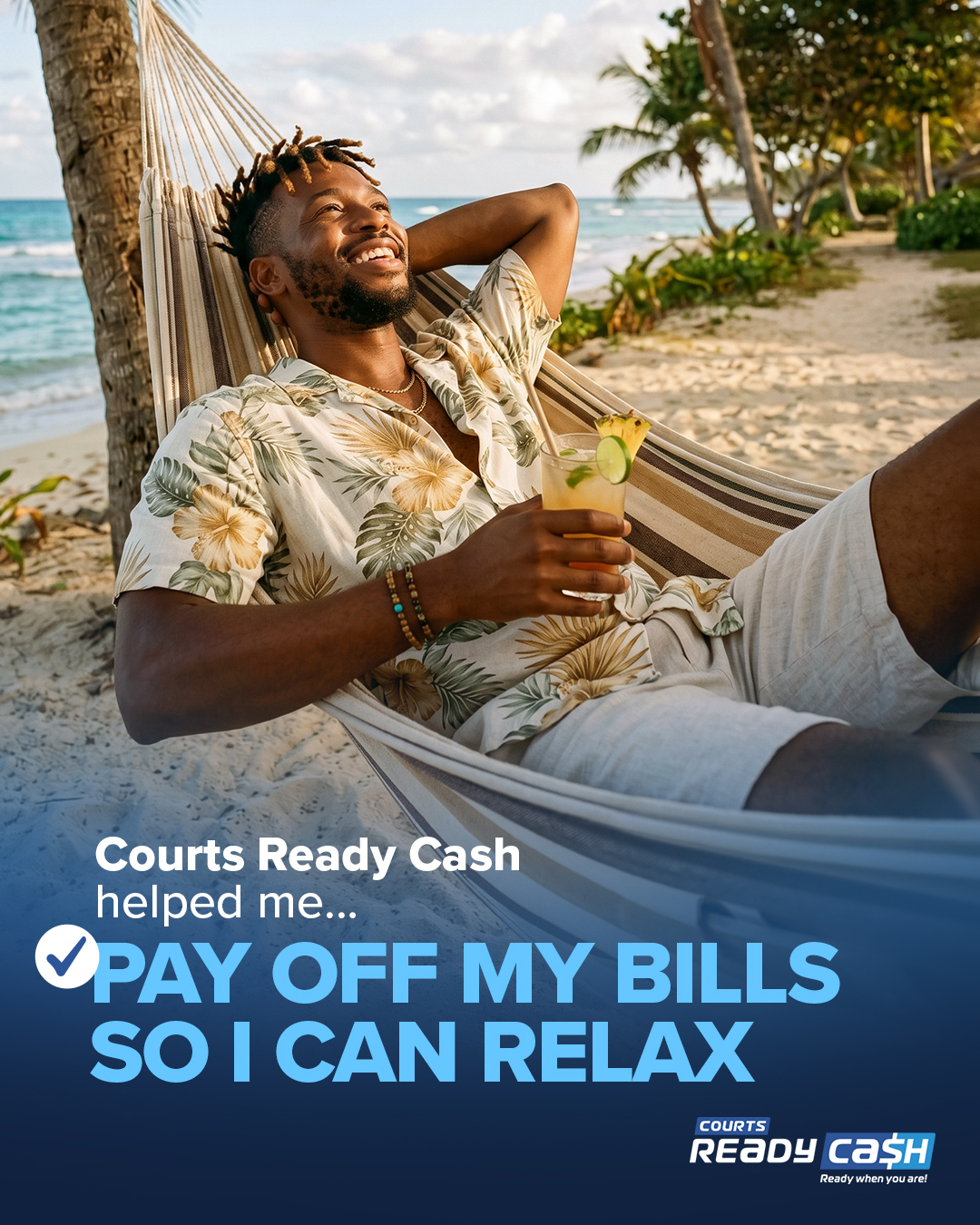 Courts Ready Cash Barbados Facebook ad: Easy, Affordable and Flexible Fast Cash from Courts…