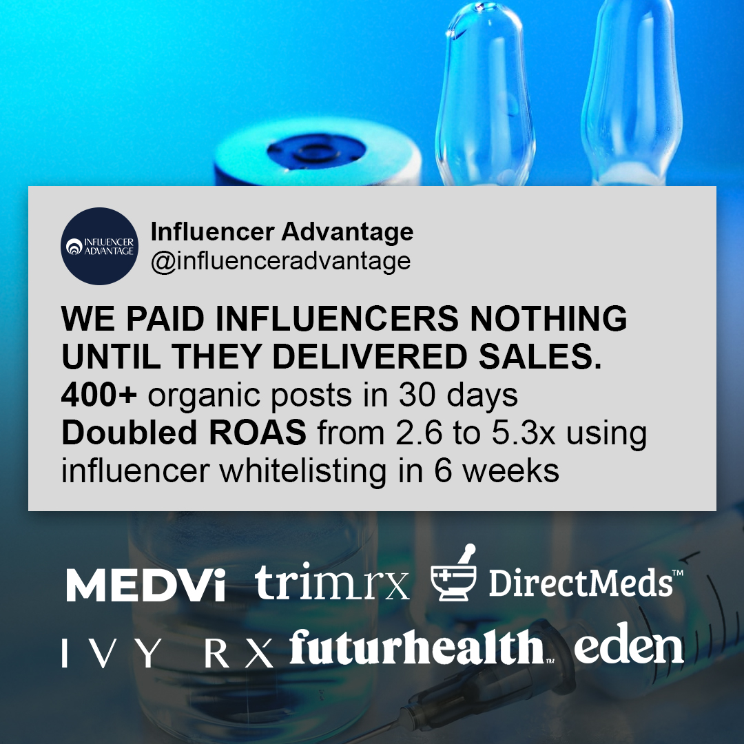 Influencer Advantage Facebook ad