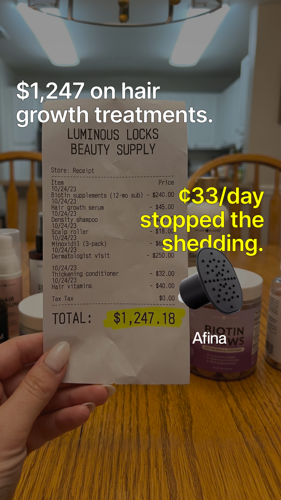 Afina Facebook ad